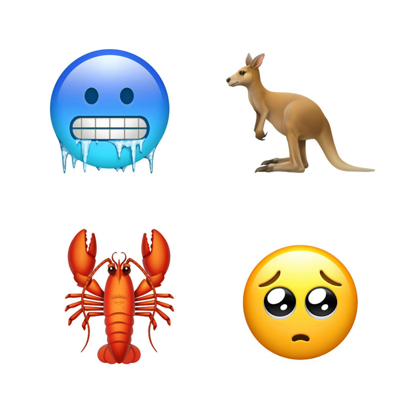 Das sind die neuen Emojis, die Apple mit dem iOS-Update 12.1 einführt. 