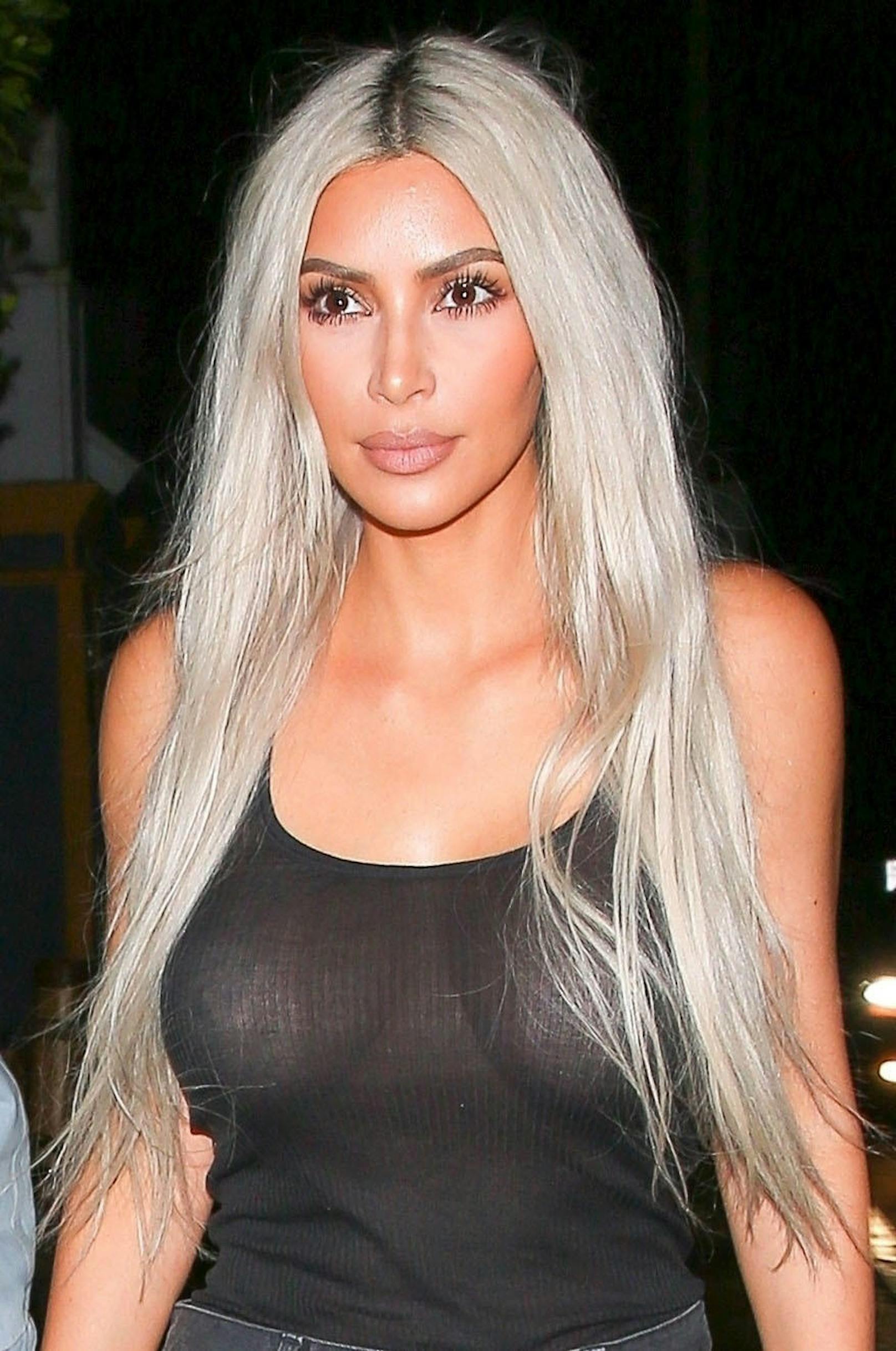 Blonde Kim Kardashian