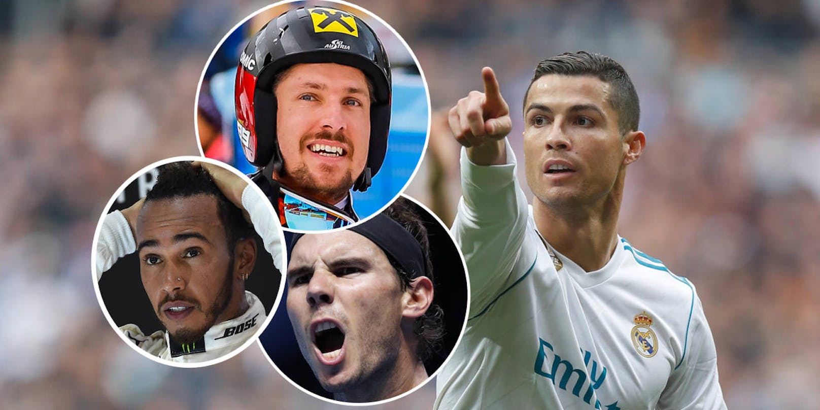 Europas Nachrichtenagenturen wählten den besten Sportler der letzten zwölf Monate. "Heute" präsentiert die Top 10.