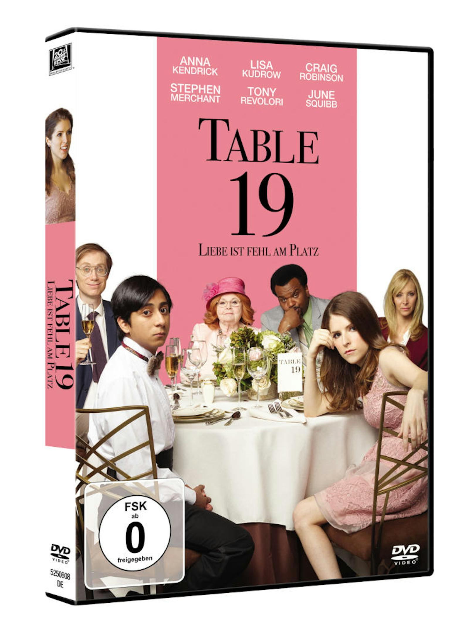 "Table 19 - Liebe ist fehl am Platz"-DVD