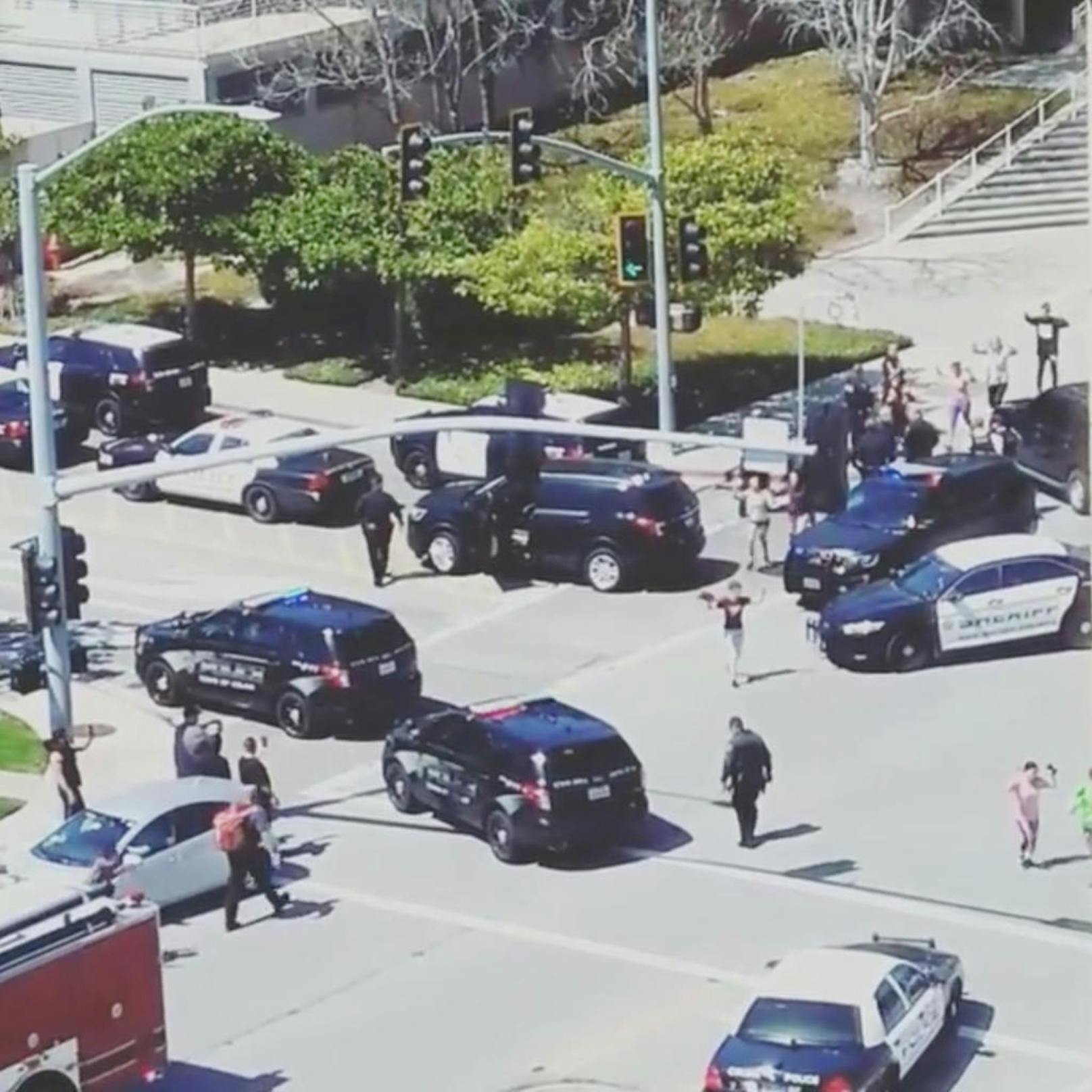Schüsse beim Youtube-Hauptquartier in Kalifornien lösten am Dienstag einen Großeinsatz der Polizei aus.