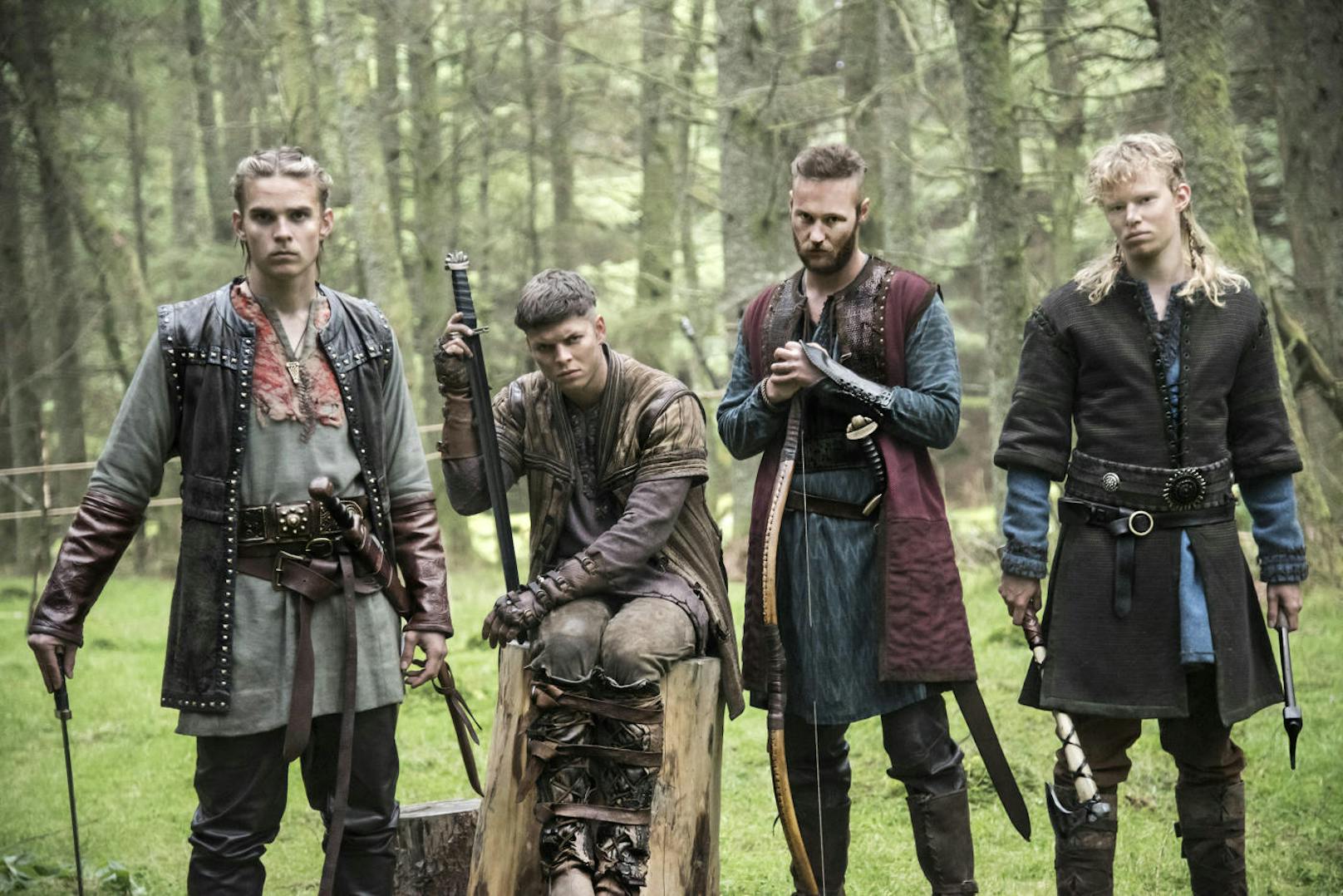 Ragnars Söhne in der vierten Staffel von "Vikings".