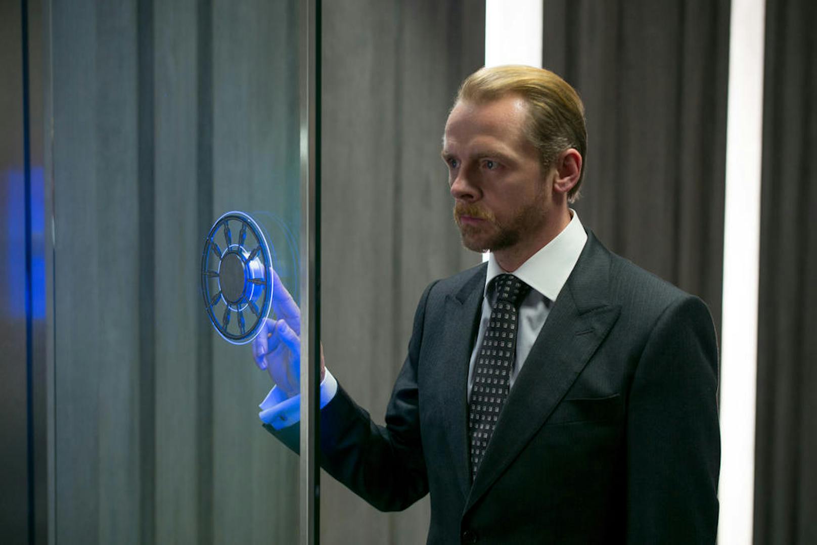 Simon Pegg in "Mission: Impossible - Rogue Nation"