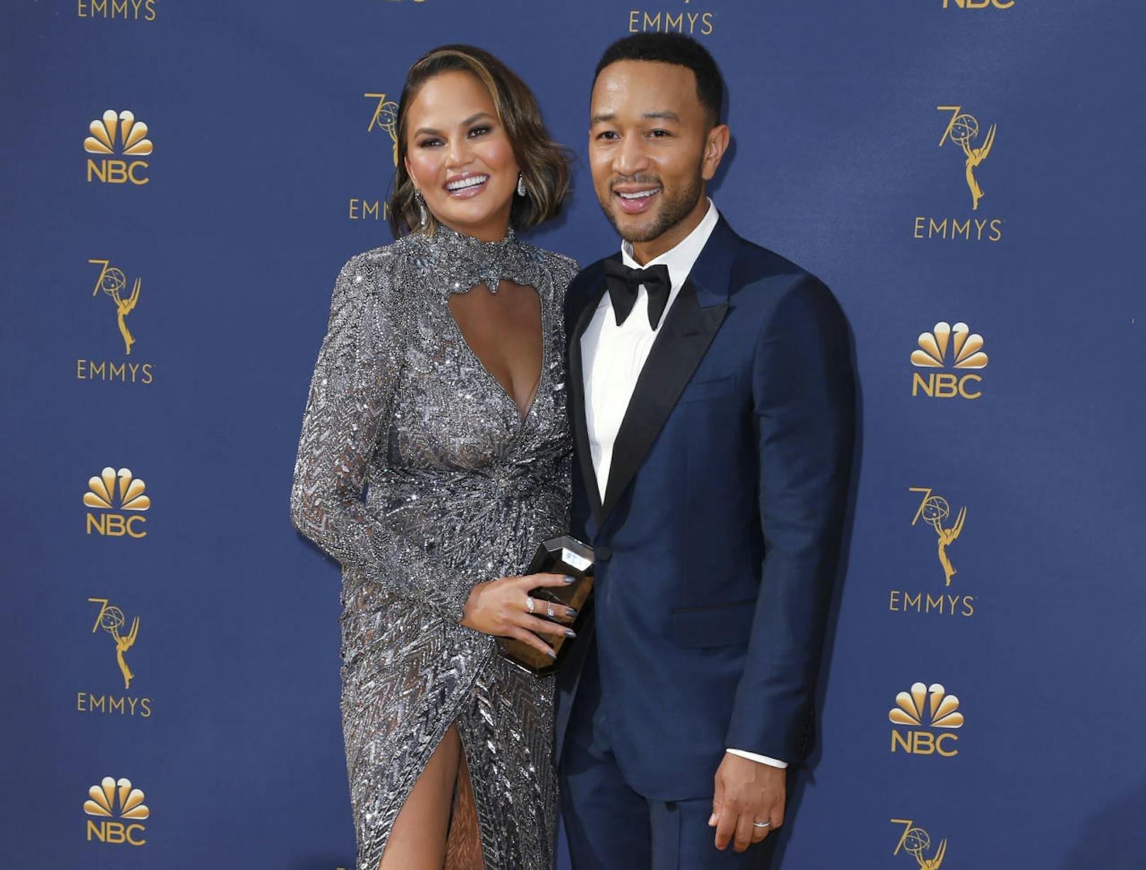 Chrissy Teigen und John Legend bei den Emmys 2018