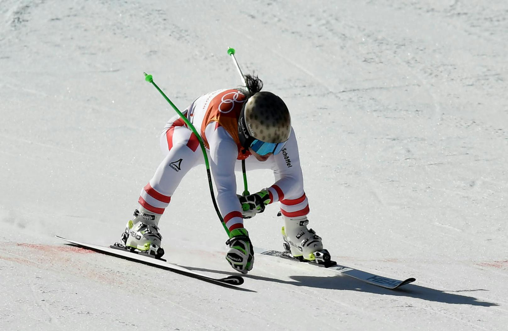 Anna Veith sah lange wie Olympiasiegerin aus. Dann kam die Snowboard-Spezialistin Ester Ledecka und raste zur Goldenen.
