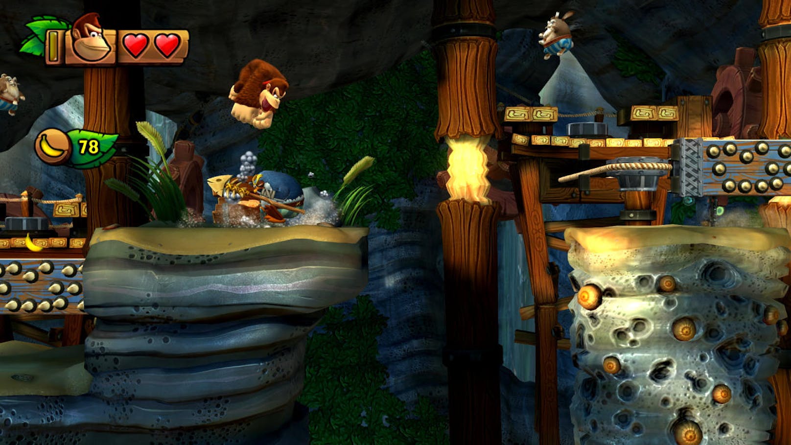 Das Besondere am Modus ist, dass der Spieler eine neue Figur, nämlich Funky Kong steuern. Dieser hat Donkey einige Fähigkeiten voraus, was ihn leichter durch die Levels kommen lässt.