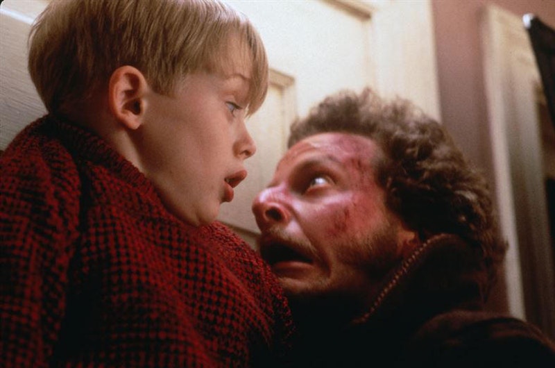 Macaulay Culkin und Daniel Stern in "Kevin allein zu Haus"