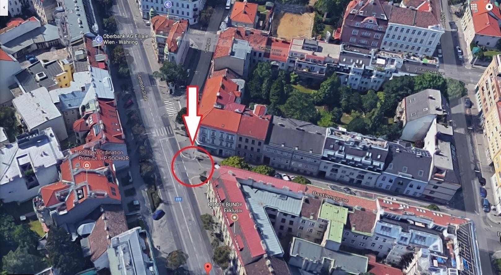 Hier in der Gersthofer Straße ereignete sich der Unfall. 