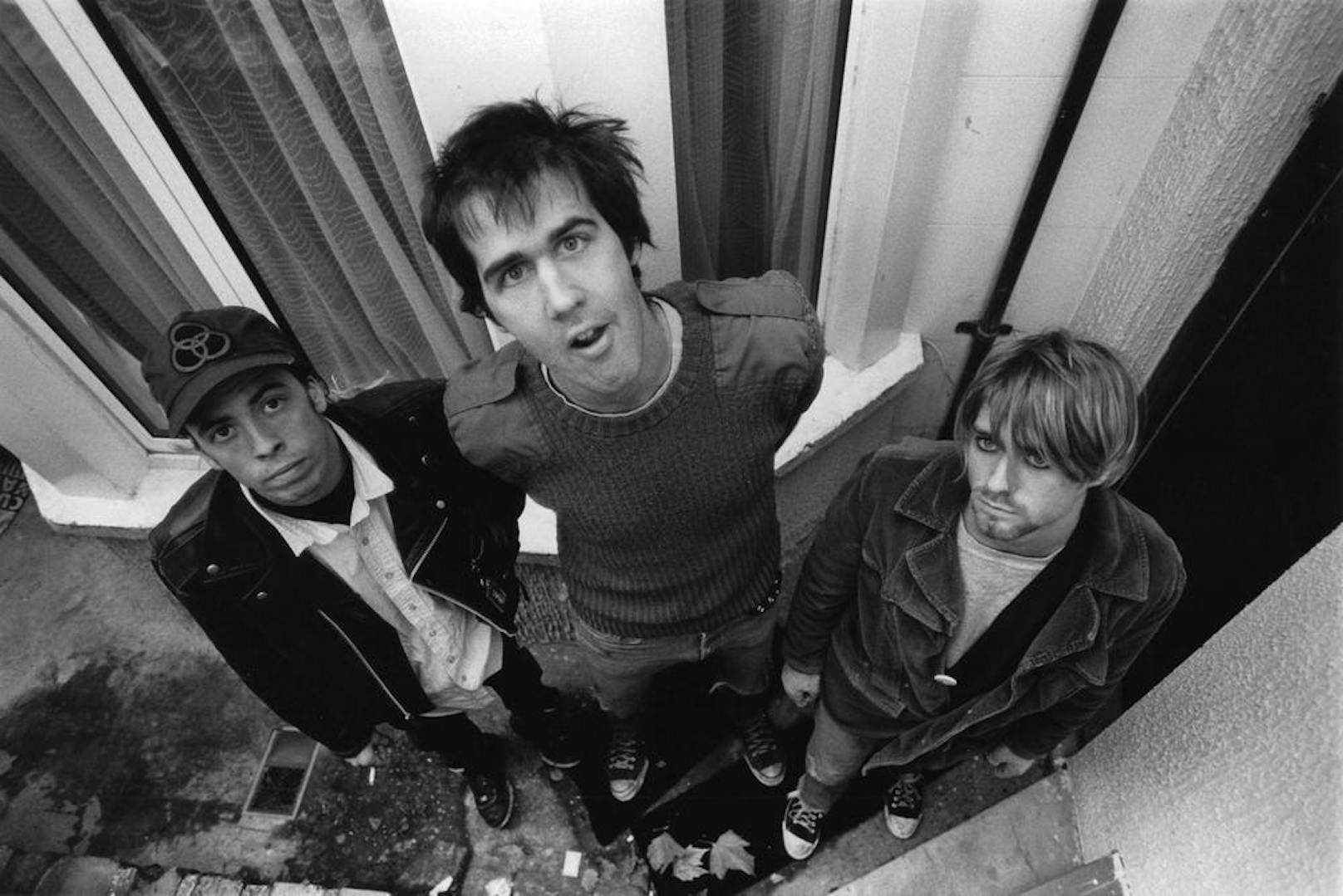 Dave Grohl, Krist Novoselic und  Kurt Cobain