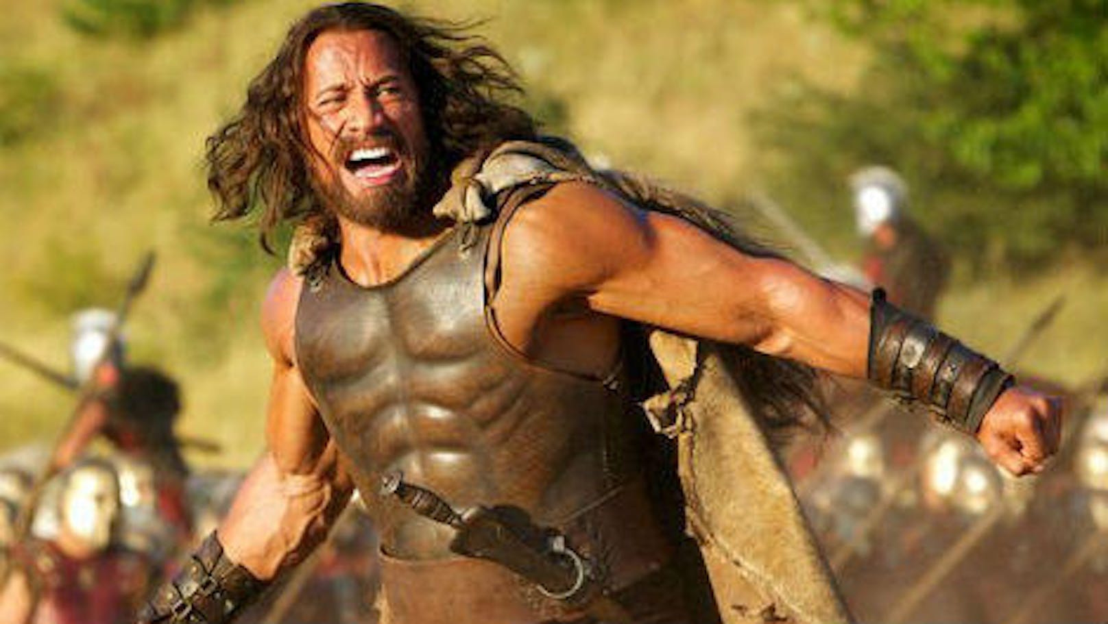 Hercules (Dwayne Johnson) brüllt sich den Frust vom (Muskel-)Leib.