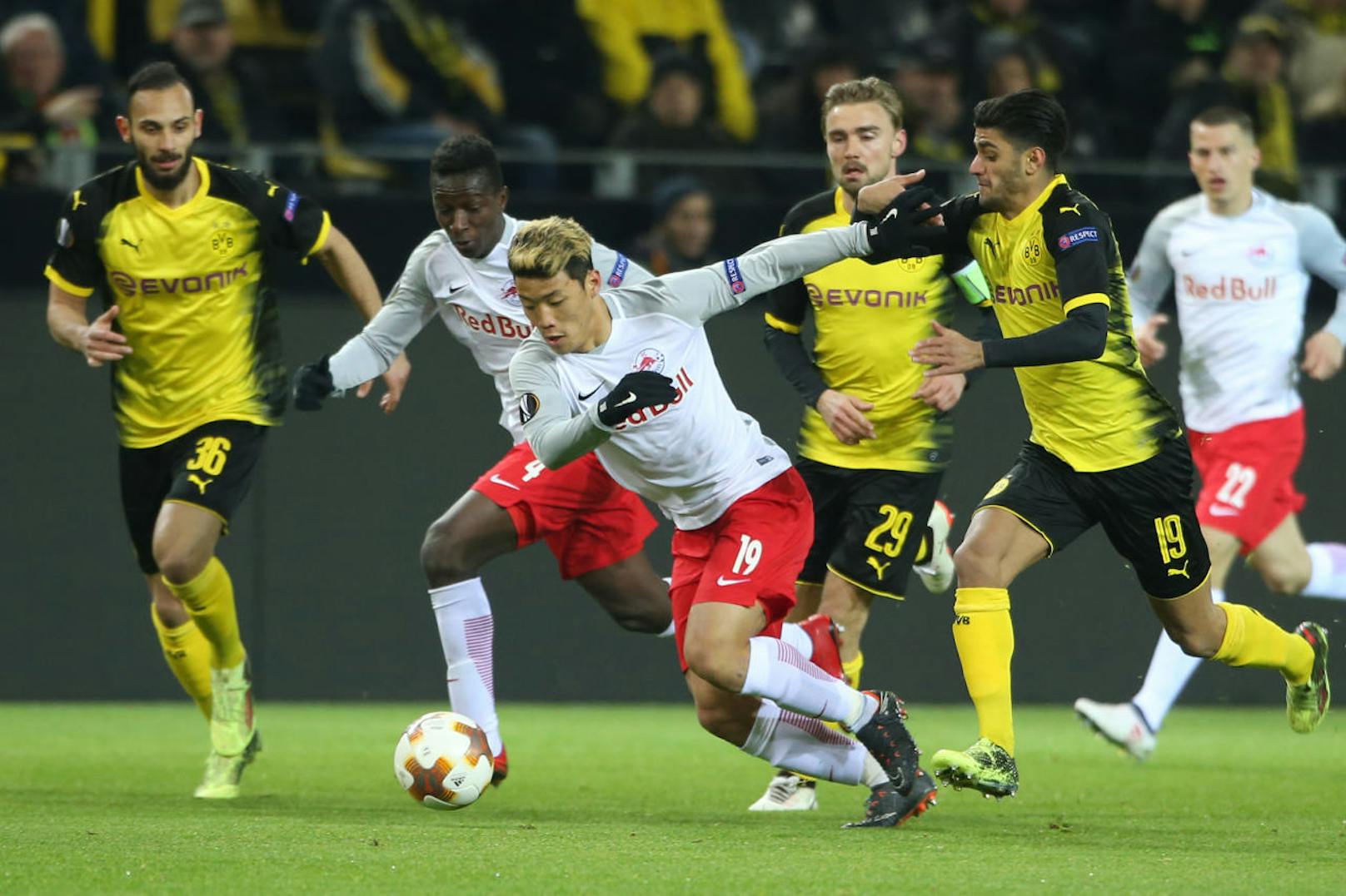 Borussia Dortmund gegen Red Bull Salzburg