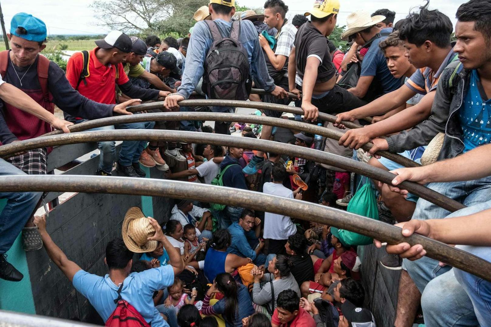 Der Großteil der Flüchtlinge aus Mittelamerika stammt aus Honduras.