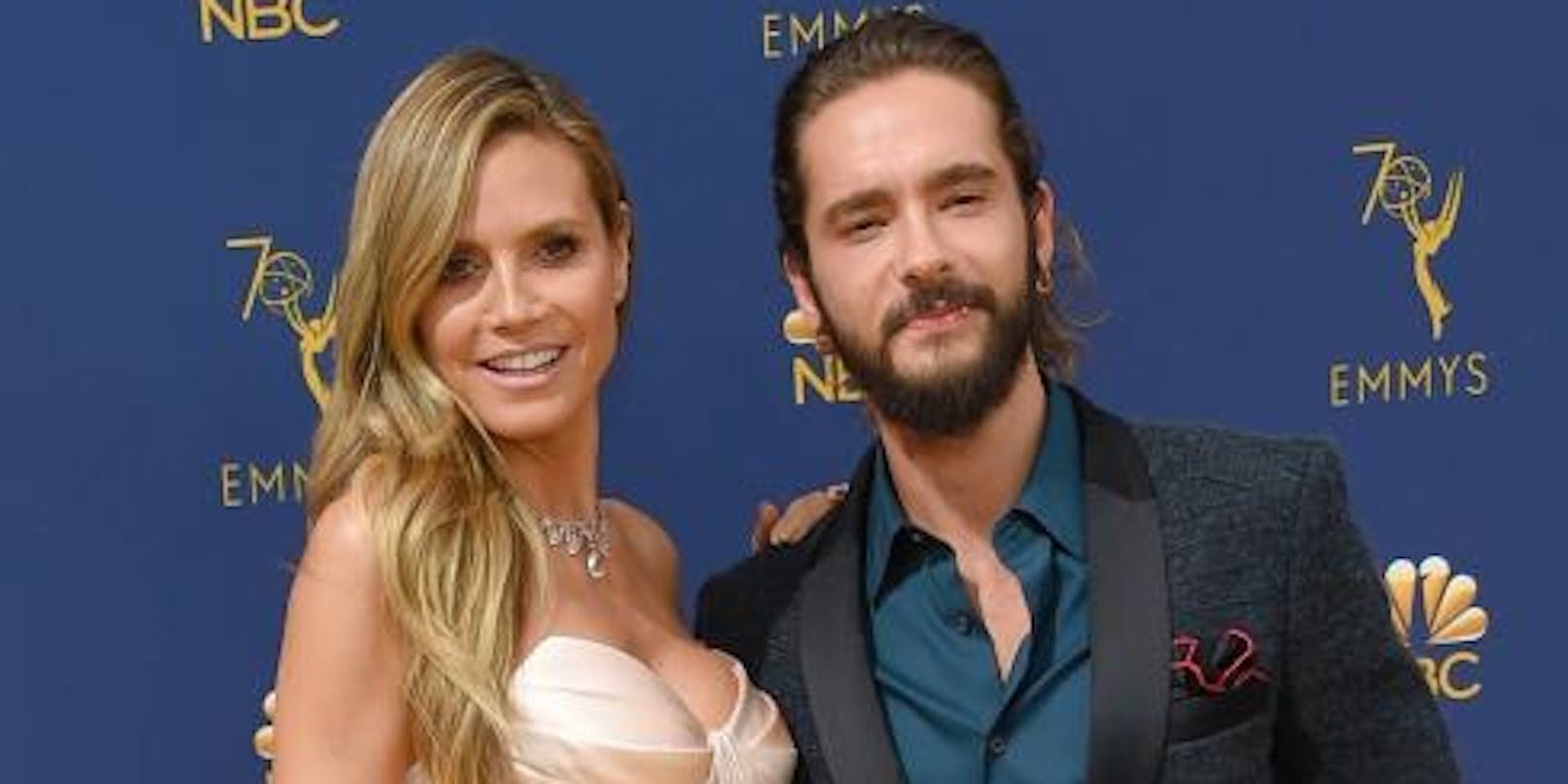 Heidi Klum mit Ehemann Tom Kaulitz bei den Emmys 2018