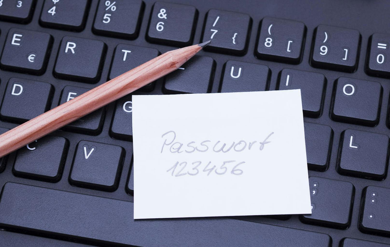 <b>Platz 1:</b> 123456 ist das meistgenutzte Passwort der Österreicher.