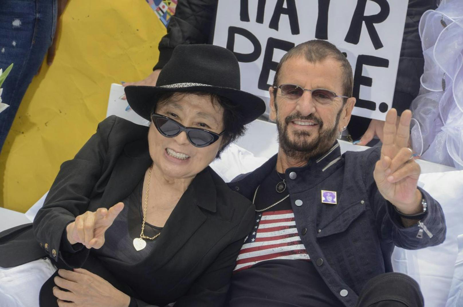 Alte Bekannte: Yoko und Ringo kennen sich schon viele Jahrzehnte. 