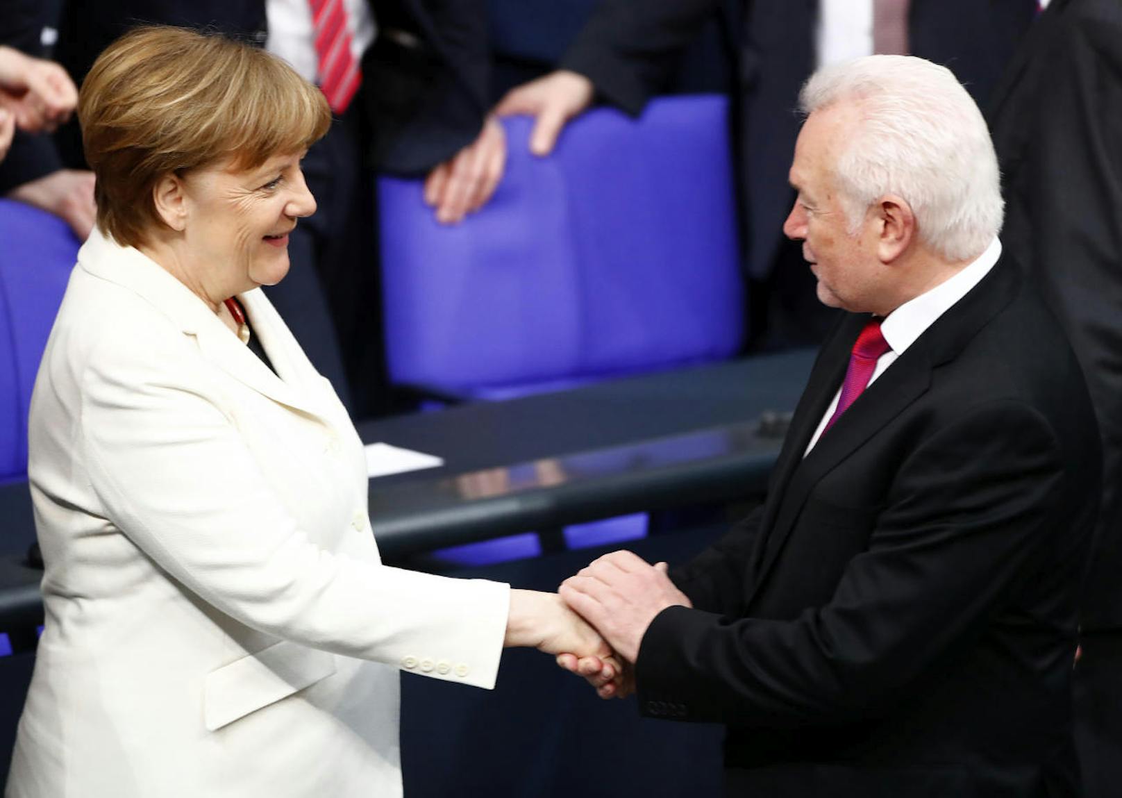 Angela Merkel mit FDP-Politiker Wolfgang Kubicki 