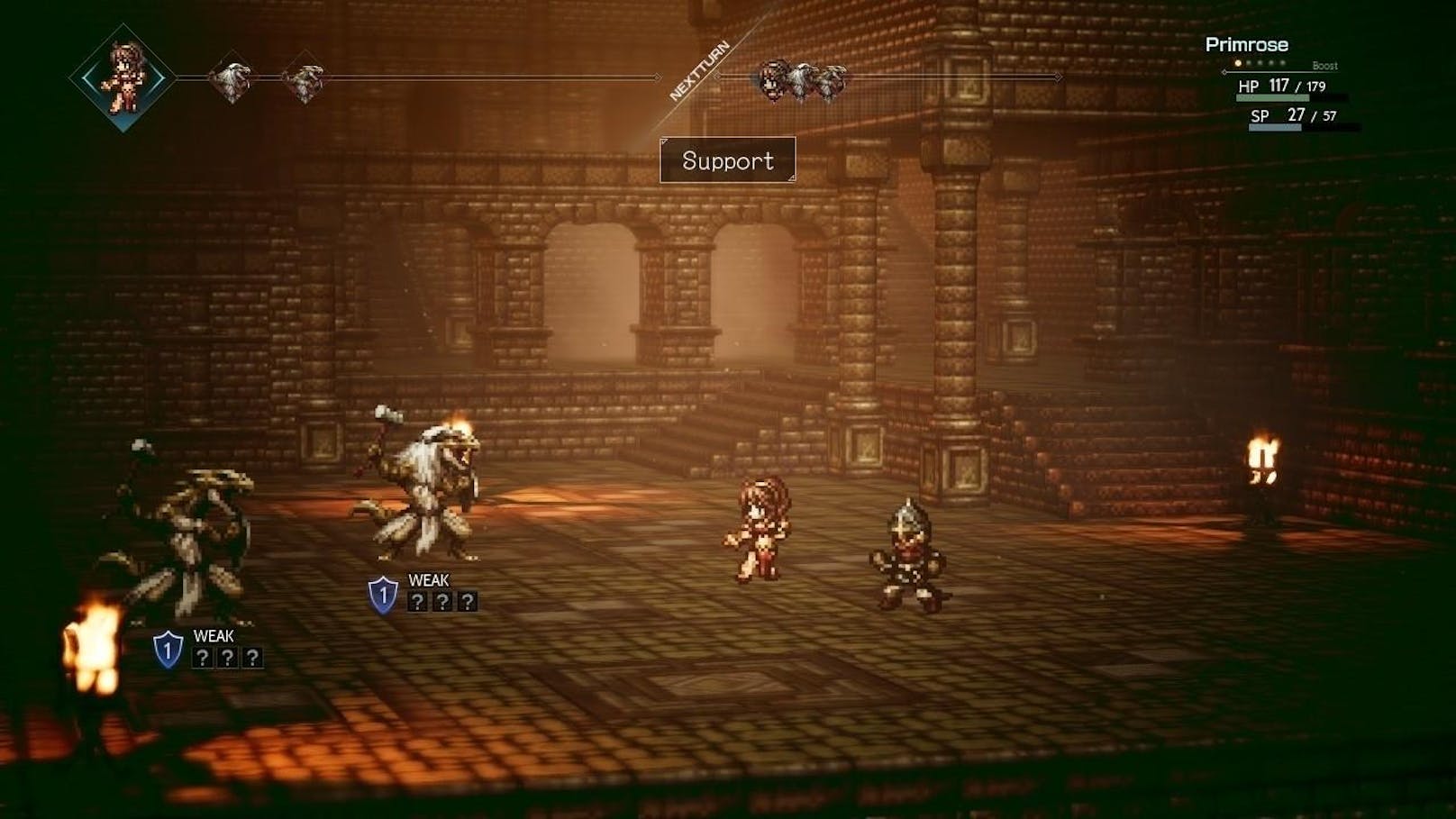 Der Spieler kann sich am Anfang des Games einen dieser acht Recken aussuchen und nach dem ersten Kapitel auf die Suche nach den anderen sieben Charakteren und ihren Geschichten machen.