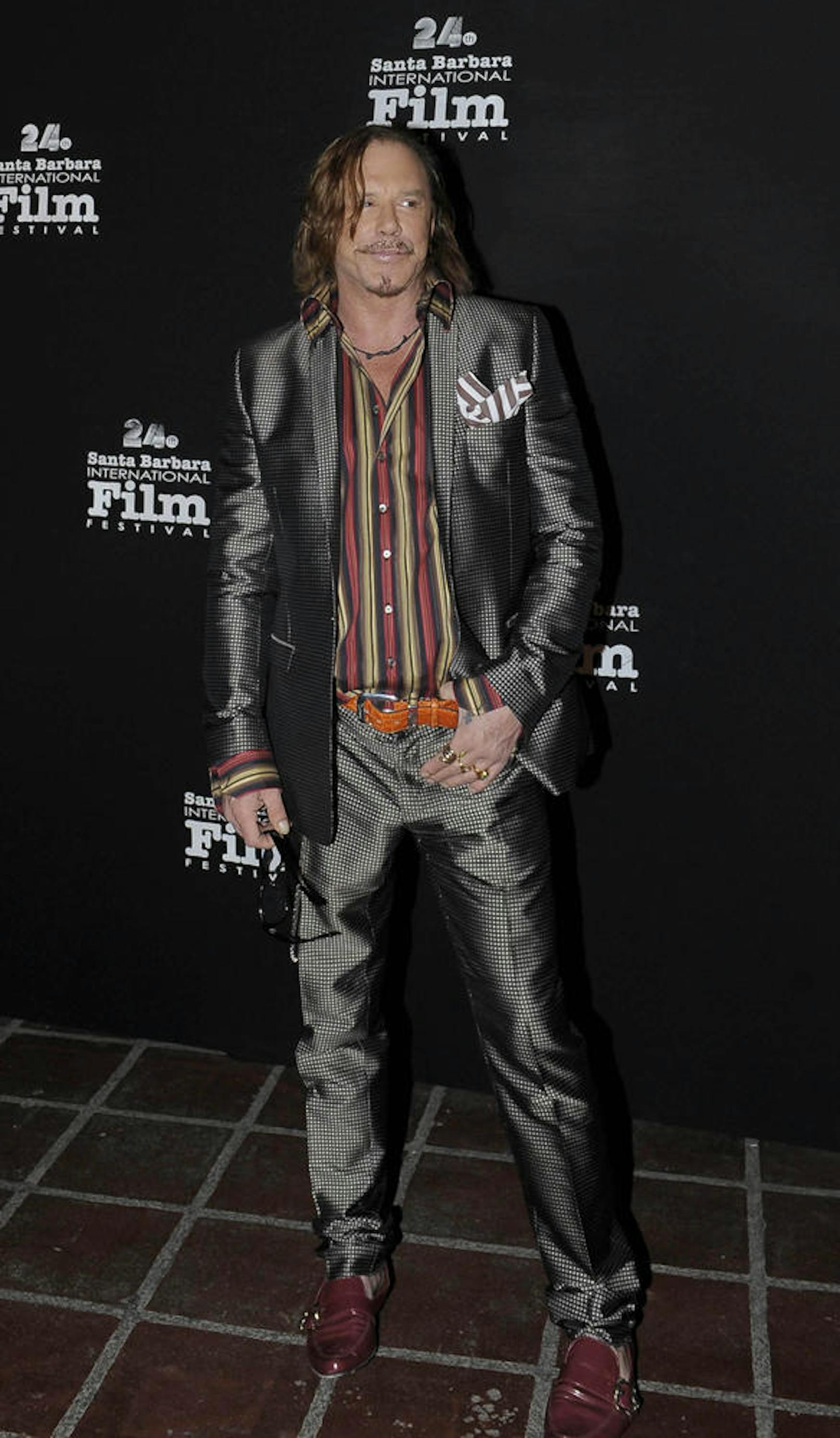 Mickey Rourke beim 24. Santa Barbara International Film Festival, 2009.