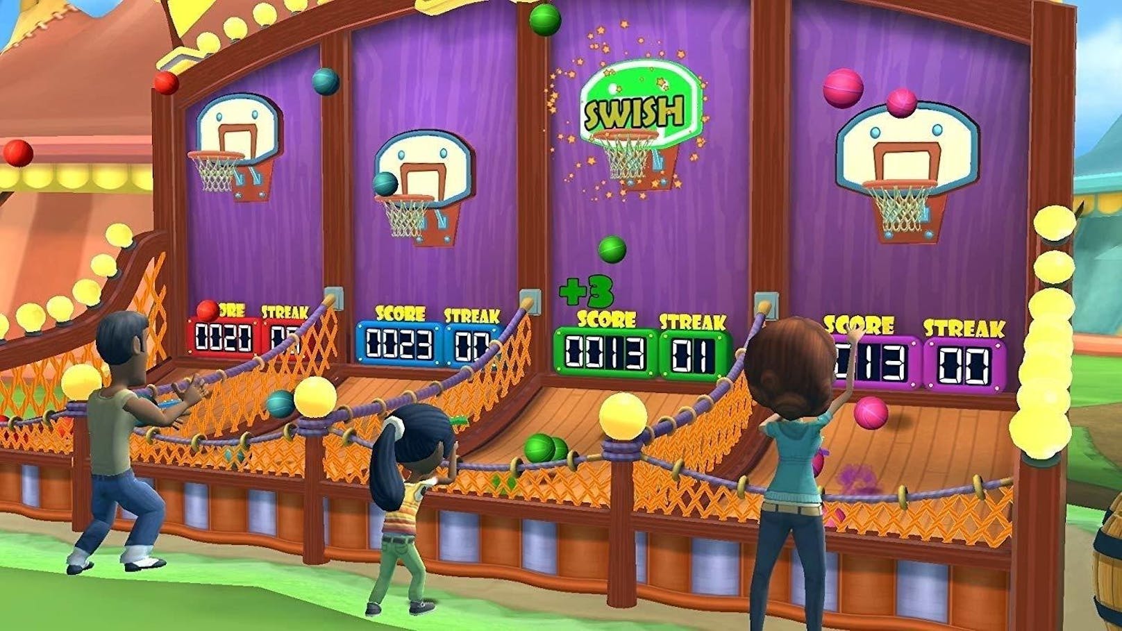 Im Grunde wirkt Carnival Games wie ein Wii-Game mit höherer Auflösung, vor allem auch dank der Bewegungssteuerung mittels Joy-Con-Controllern. Das ist aber nicht schlimm, denn was damals auch für Kinder und Großeltern zugänglich war, ist es auch heute noch. Allzu viel Tiefe sollte man sich wie in den meisten Games dieses Genres nicht erwarten, für einige entspannte Nachmittage ist Carnival Games aber bestens geeignet.