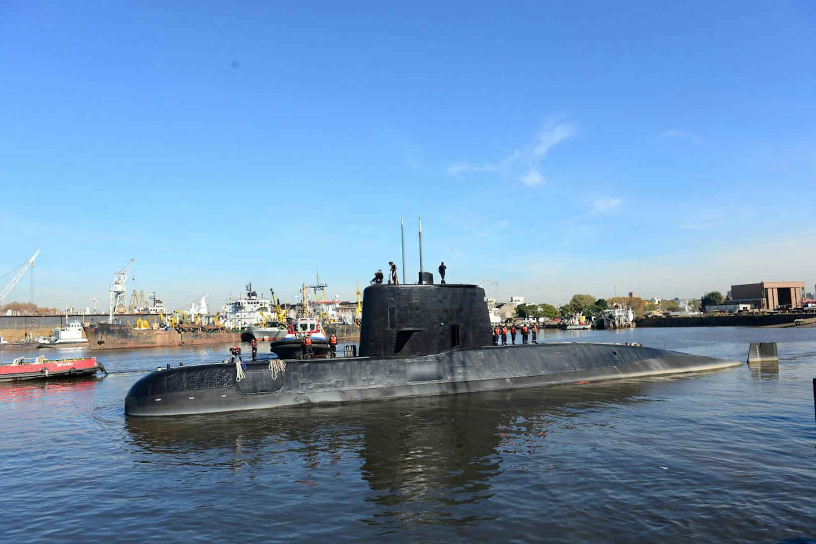 Das argentinische U-Boot mit 44 Mann an Bord ist verschwunden.