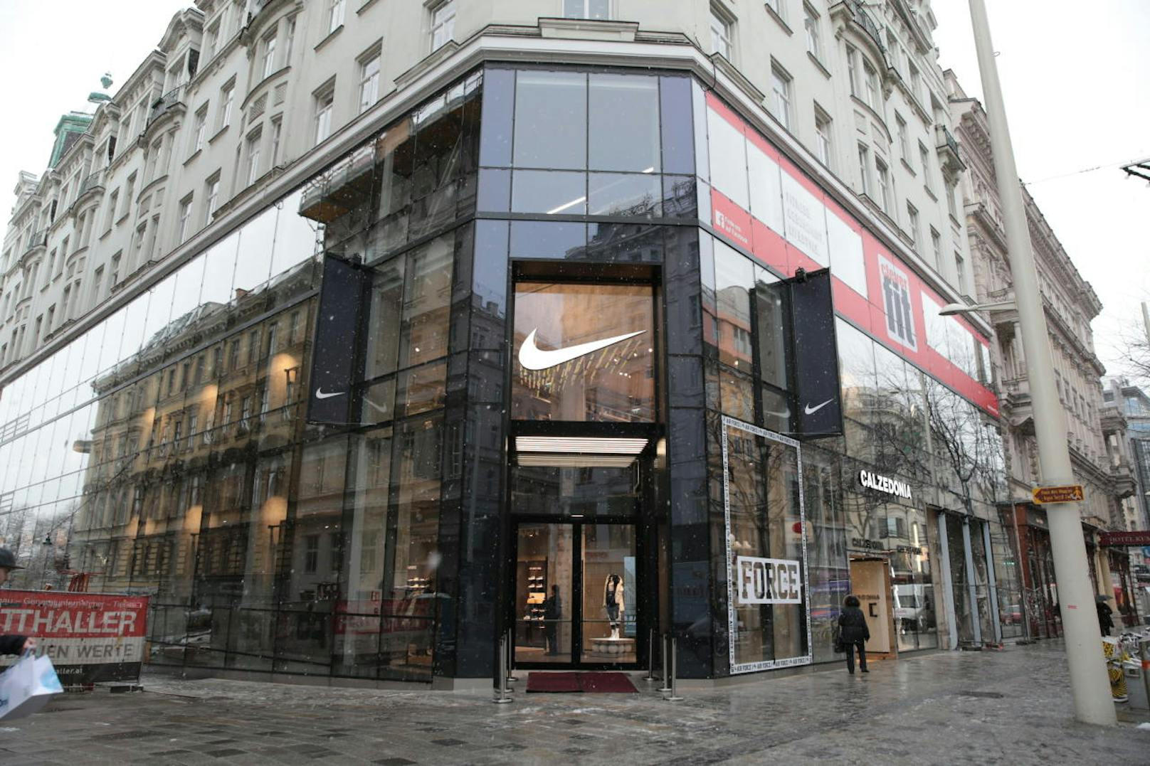 Der Nike Store in der Mariahilfer Straße 71 in Wien-Mariahilf.
