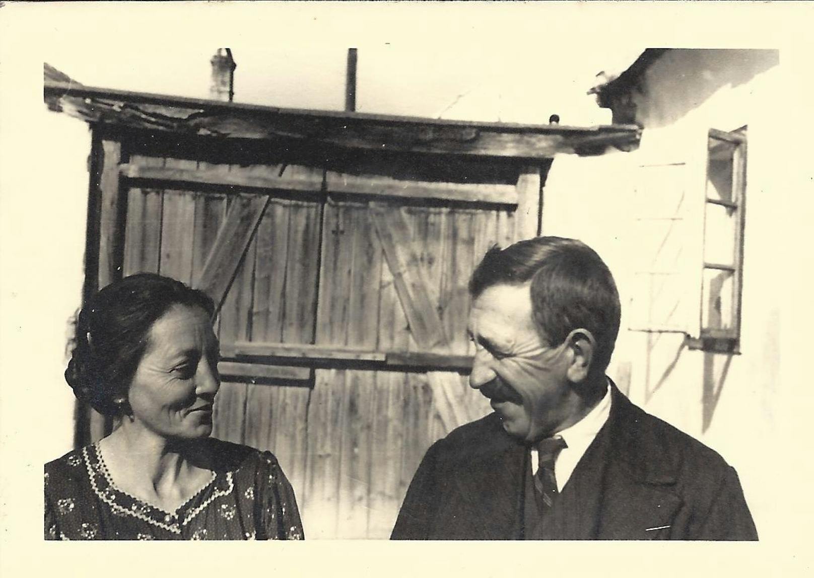 Anna mit Gatten Martin Medwenitsch, verstorben im Jahre 1973.