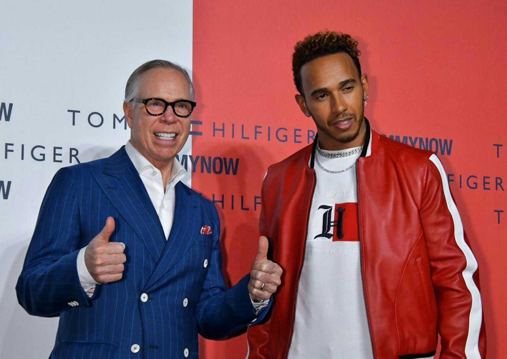 Tommy Hilfiger und Lewis Hamilton