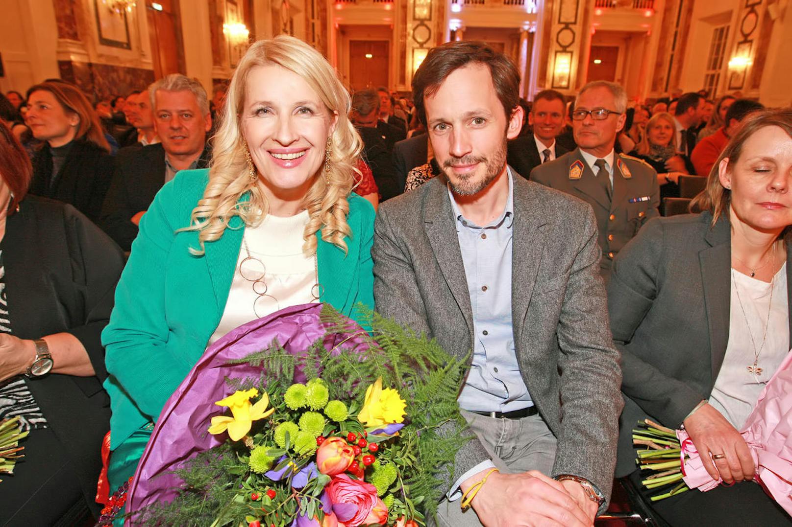 ZUKI-Vorstandsmitglied Claudia Stöckl mit Klaus Schwertner von der Caritas Wien