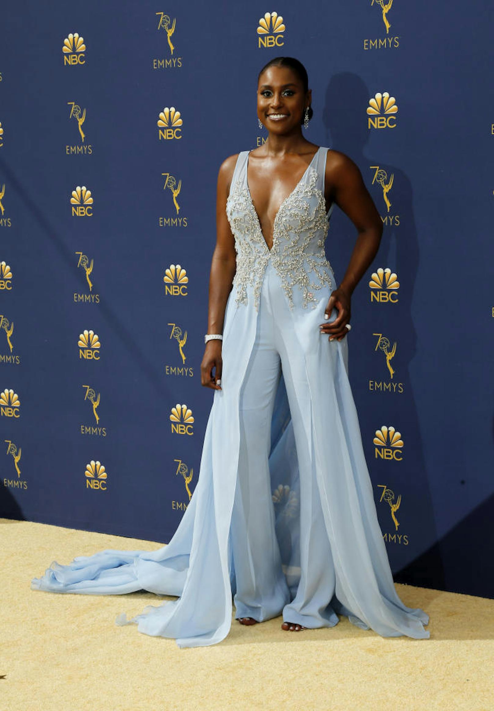 70th Primetime Emmy Awards - Arrivals - Los Angeles, California, U.S., 17/09/2018 - Issa Rae. REUTERS/Kyle Grillot - HP1EE9I00THCW