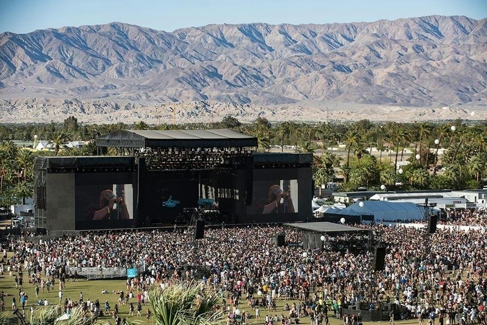 Das Coachella Festival im kalifornischen Coachella Valley