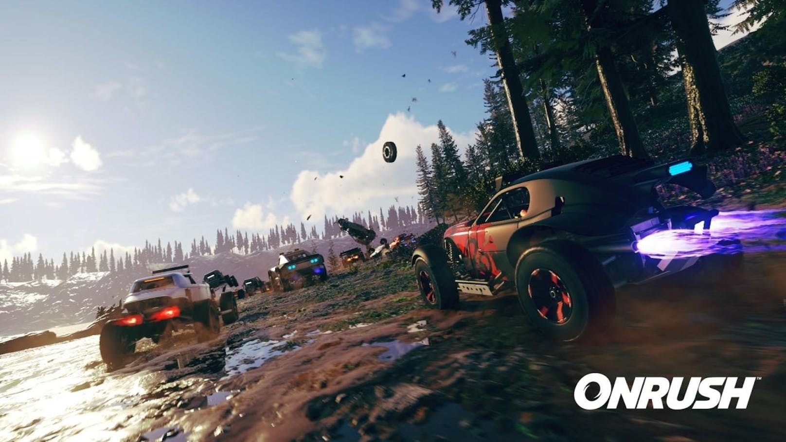 Codemasters plant einen neuen Racing-Titel: OnRush huldigt dem Geschwindigkeits-Gott. Im Game geht es einzig und allein um Style und Stunts, wenn die Fahrer im Geschwindigkeitsrausch beeindruckende Take-Downs vollführen, um die notwendige Power für ihre Rush-Anzeige zusammen zu bekommen. Die Veröffentlichung von OnRush für PlayStation 4 und Xbox One ist für den 5. Juni 2018 geplant.