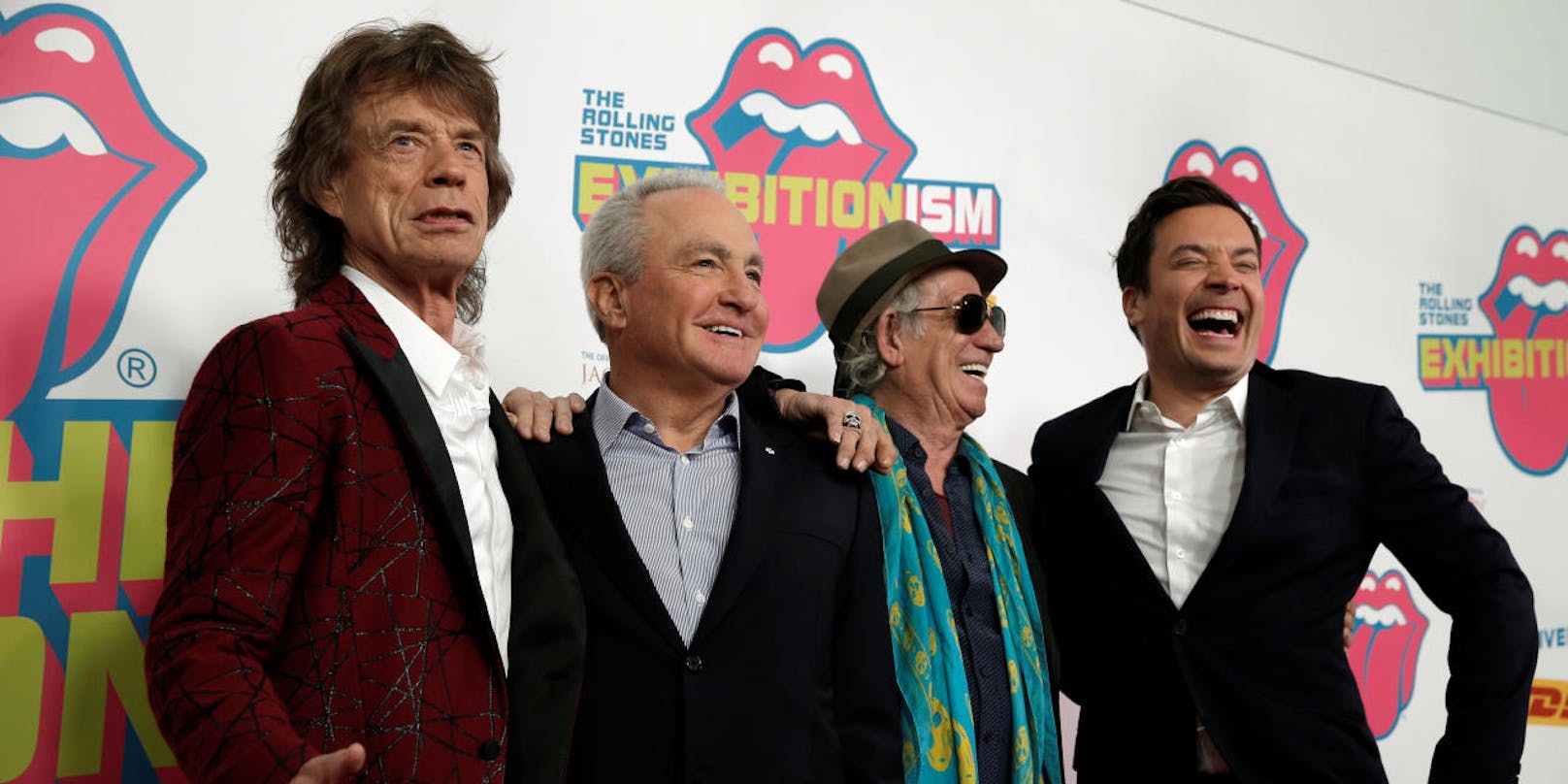 Ober-"Rolling Stone" Mick Jagger (links) soll Jürgen Drews in den 1970ern ein eindeutiges Angebot gemacht haben