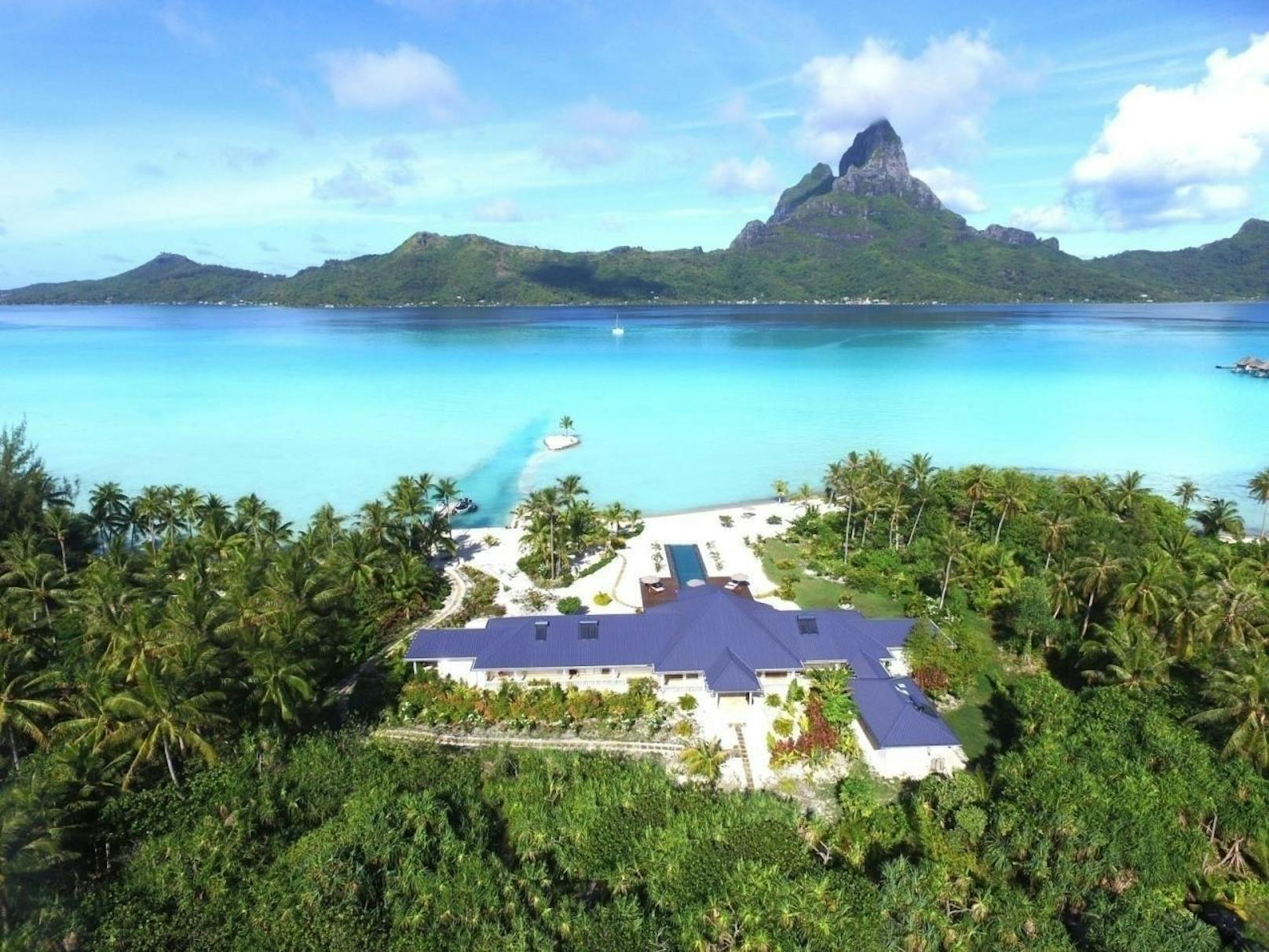 <b>Villa Bora Bora One, Französisch-Polynesien:</b> Zimmerzahl: 5, max. Gästezahl: 10, Preis pro Woche: ab 56.000 Euro.