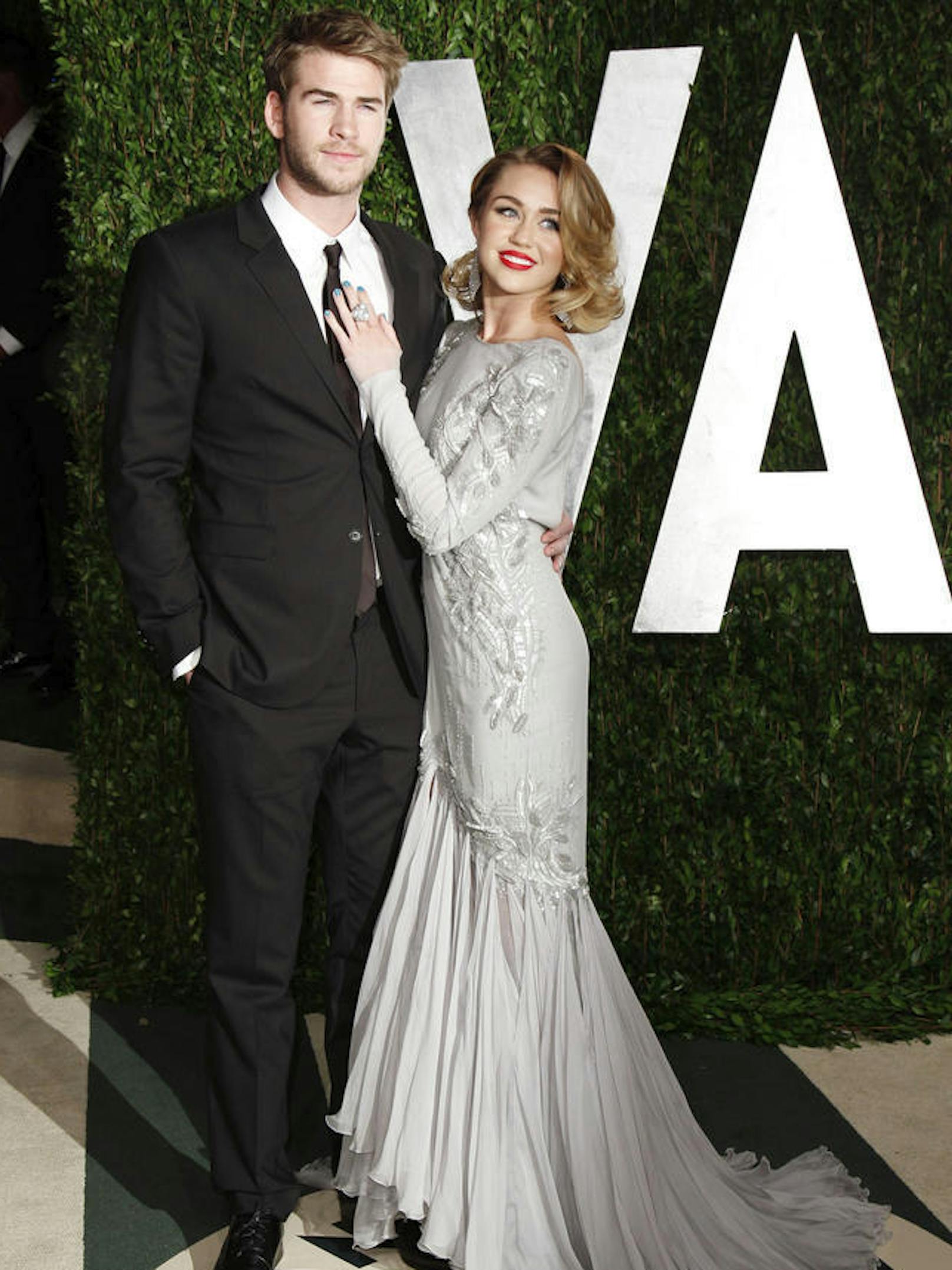 Fescher Fashion-Nachwuchs: Liam Hemsworth und Miley Cyrus (hier bei einer Oscar-Party)