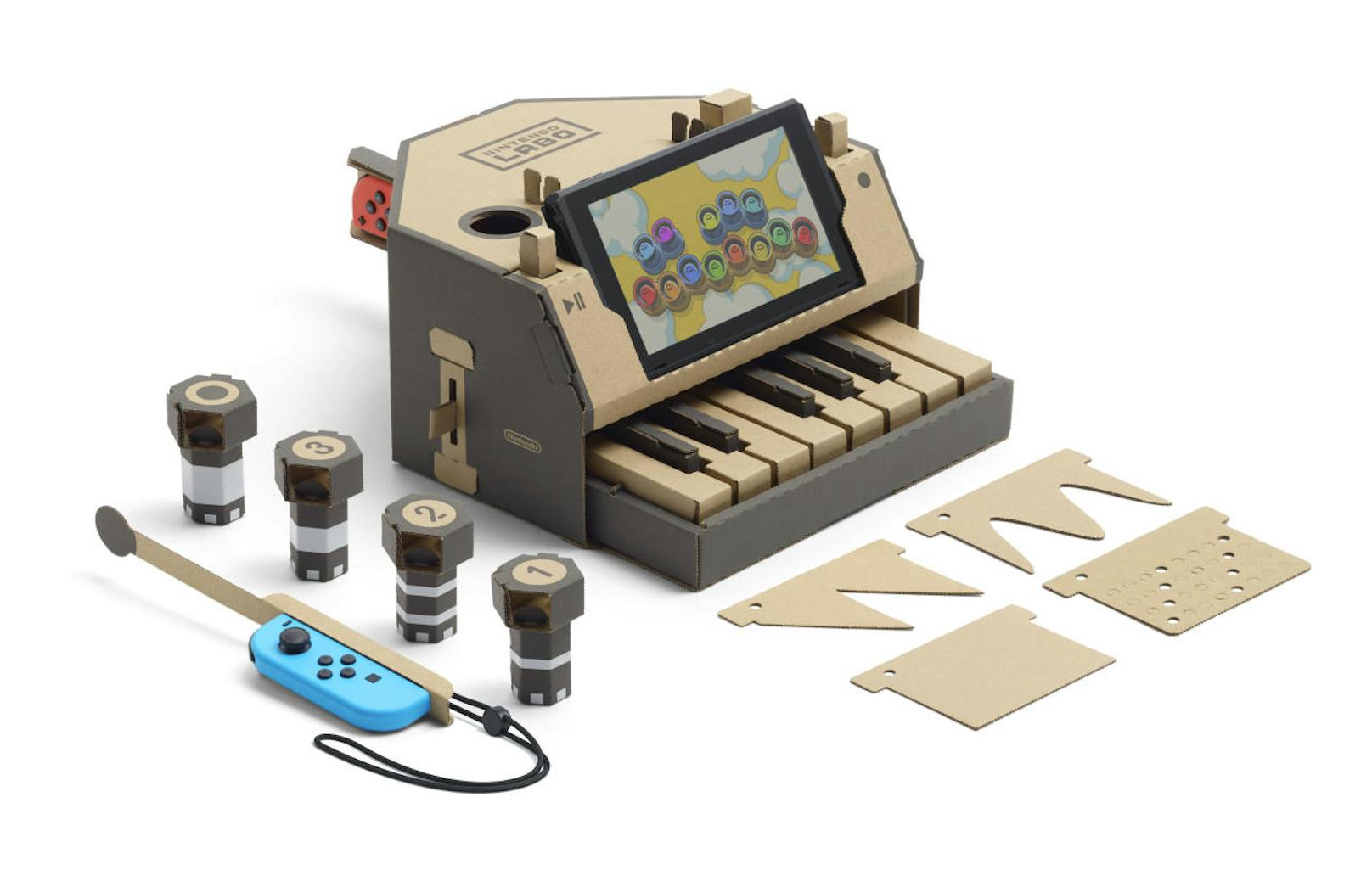 Nintendo Labo animiert aktiv zur Kreation eigener Toy-Con. Zu diesem Zweck gibt es den Werkstatt-Modus. Dieser lässt Kinder und andere kreative Geister mithilfe einfacher Programmierlogiken neue Toy-Con erschaffen.