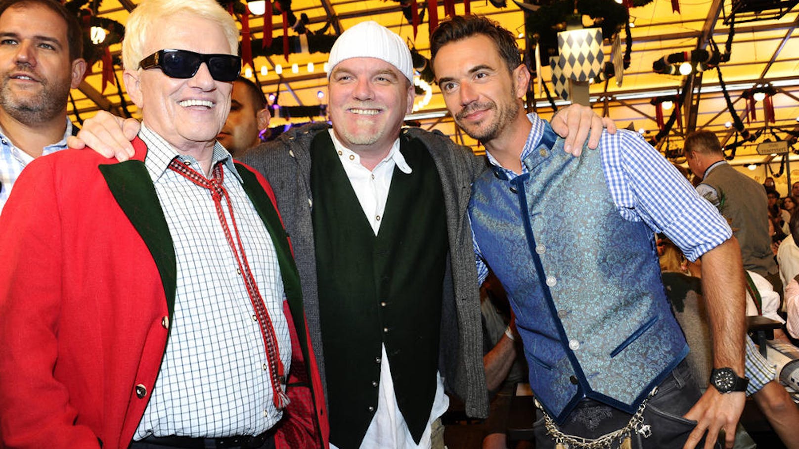 Mit <strong>Heino</strong> und <strong>DJ Ötzi</strong> beim Oktoberfest