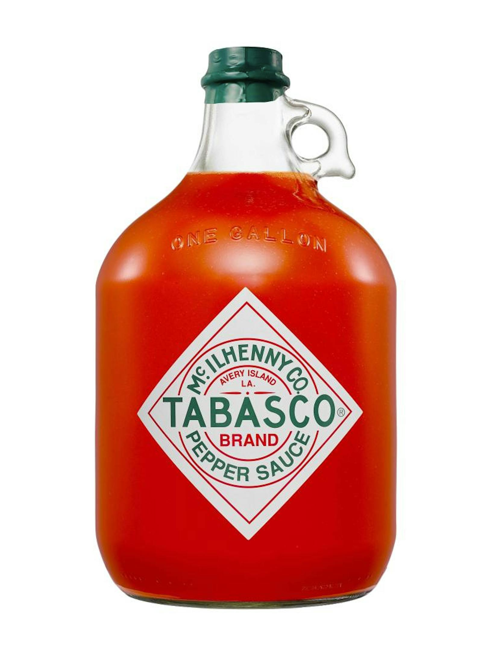 Diese Gallone (3,78 l Glasflasche) TABASCO Pepper Sauce gibt es für einen besonders glücklichen "Heute"-Leser zu gewinnen!