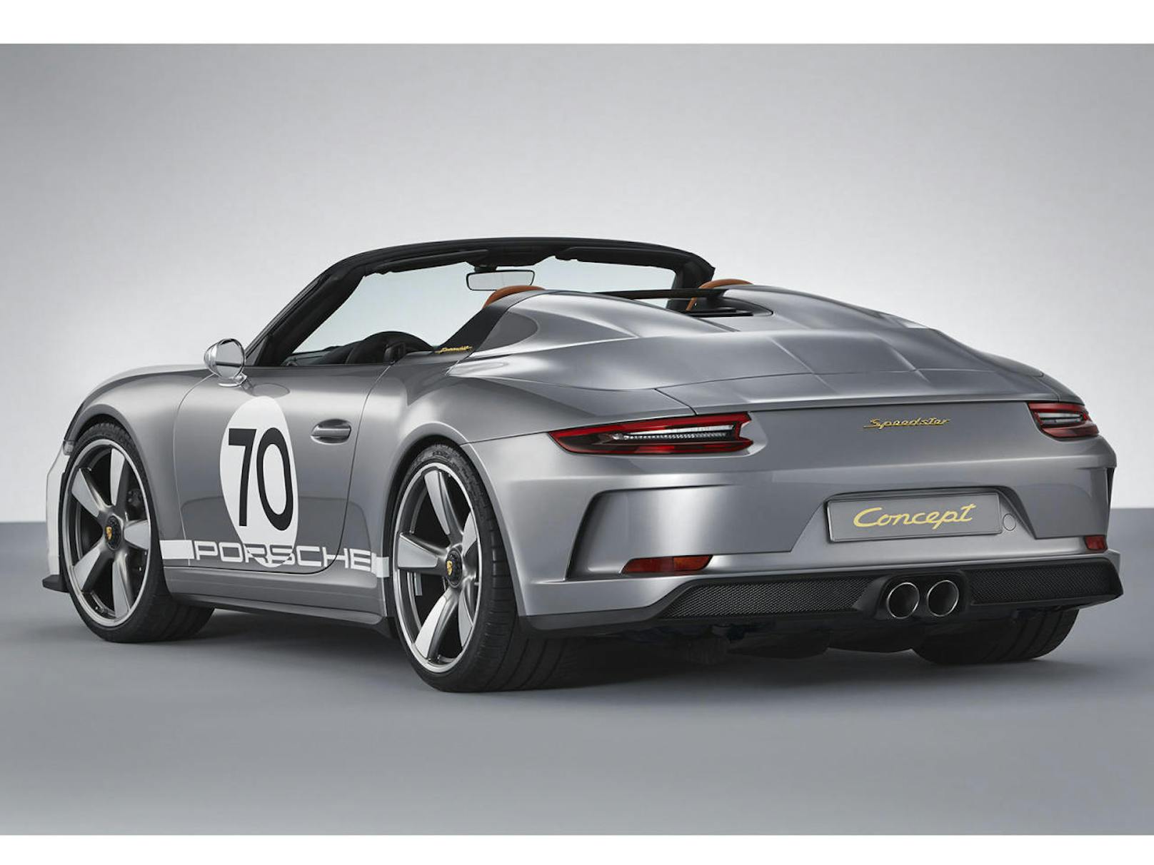 Heckansicht Porsche 911 Speedster Concept 