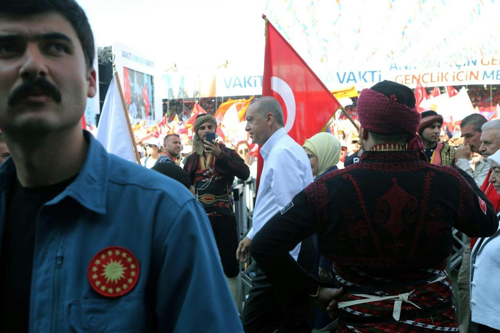 Recep Tayyip Erdogan am Samstag in Ankara