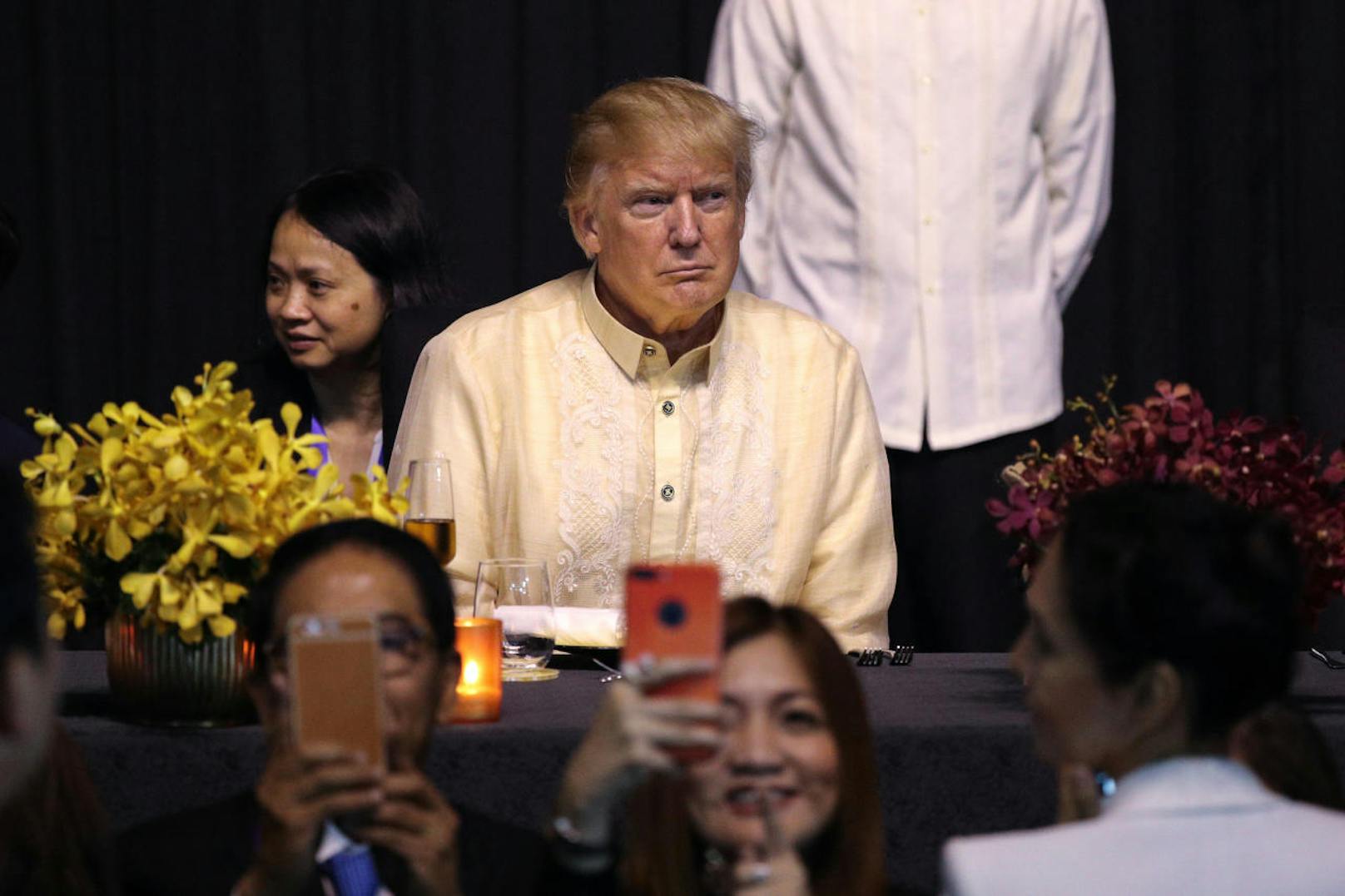 Der Besuch markiert das Ende von Trumps zweiwöchiger Asienreise.