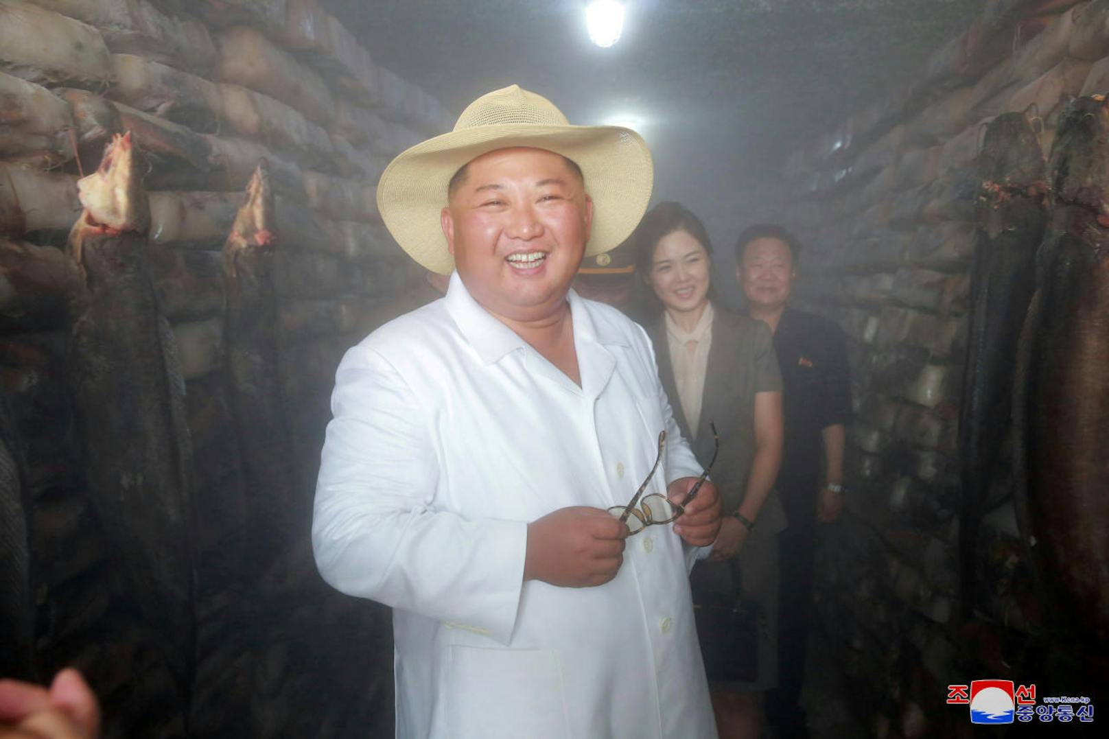 Kims Touren, von den nordkoreanischen Staatsmedien jeweils bildgewaltig gefeiert, sie sollen ...
