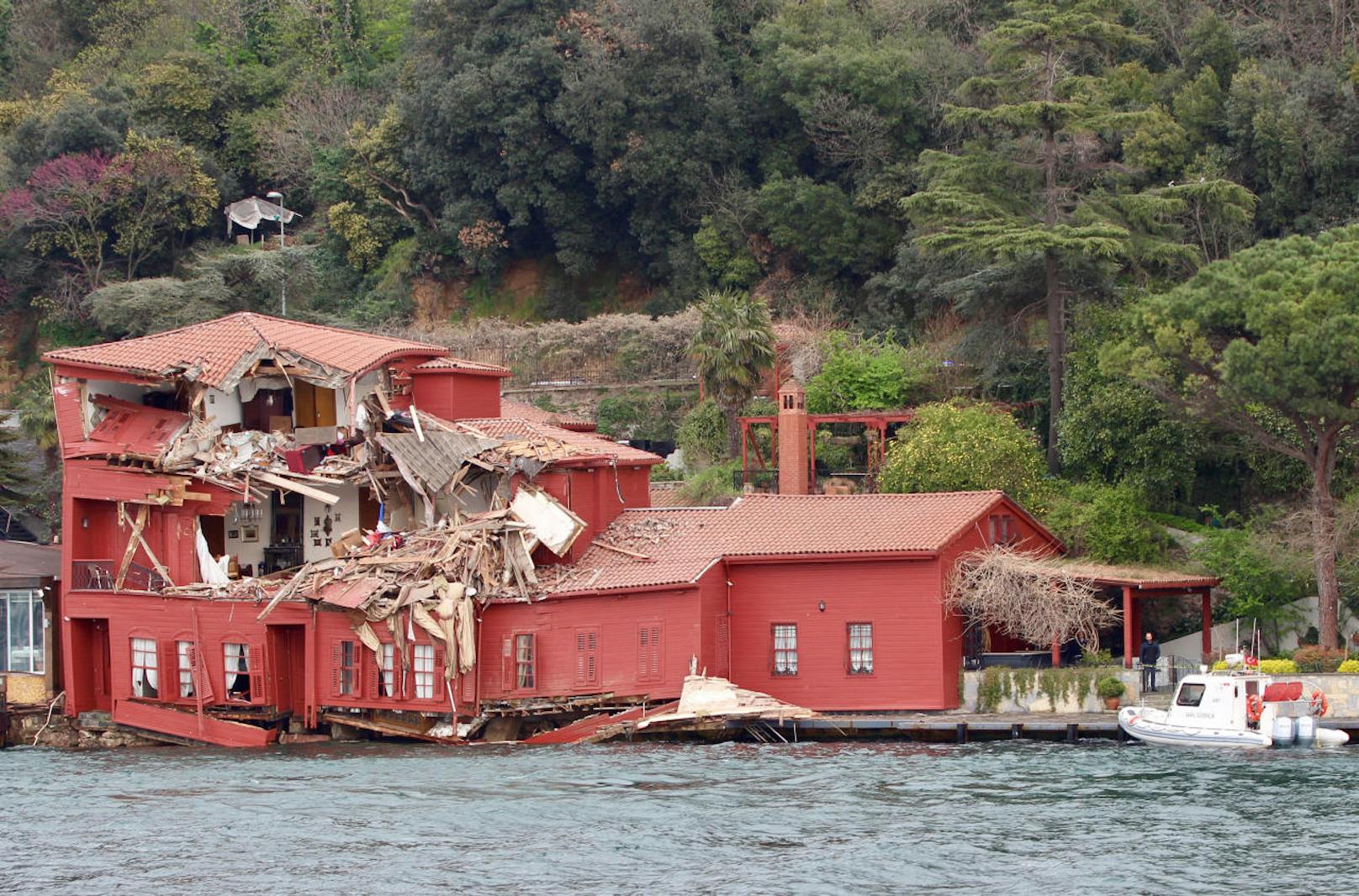 Die Hekimbasi Salih Efendi Villa wurde völlig zerstört.