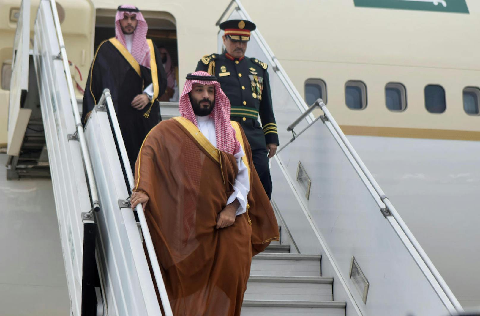 Der saudi-arabische Kronprinz Mohammed bin Salman ist bereits am Mittwoch eingetroffen.