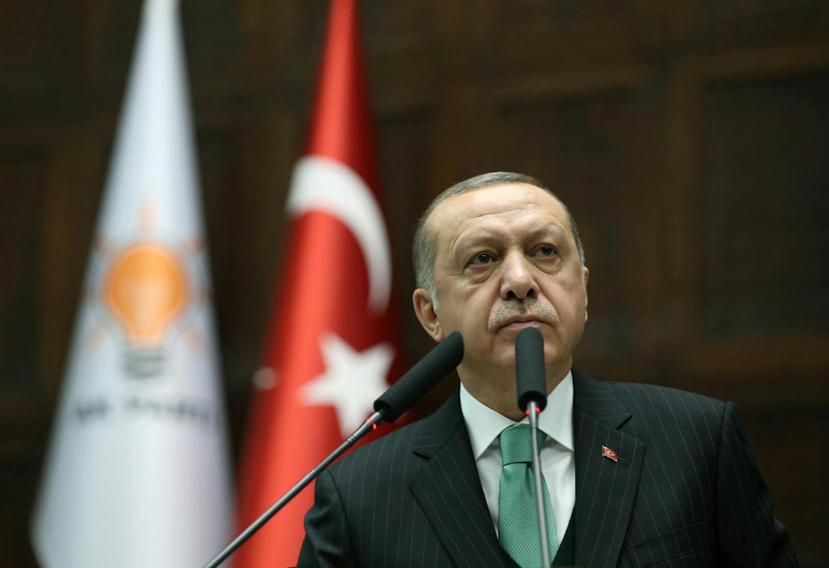 Bezichtigt deutsche Behörden der Terrorunterstützung: Der türkische Präsident Recep Tayyip Erdogan.
