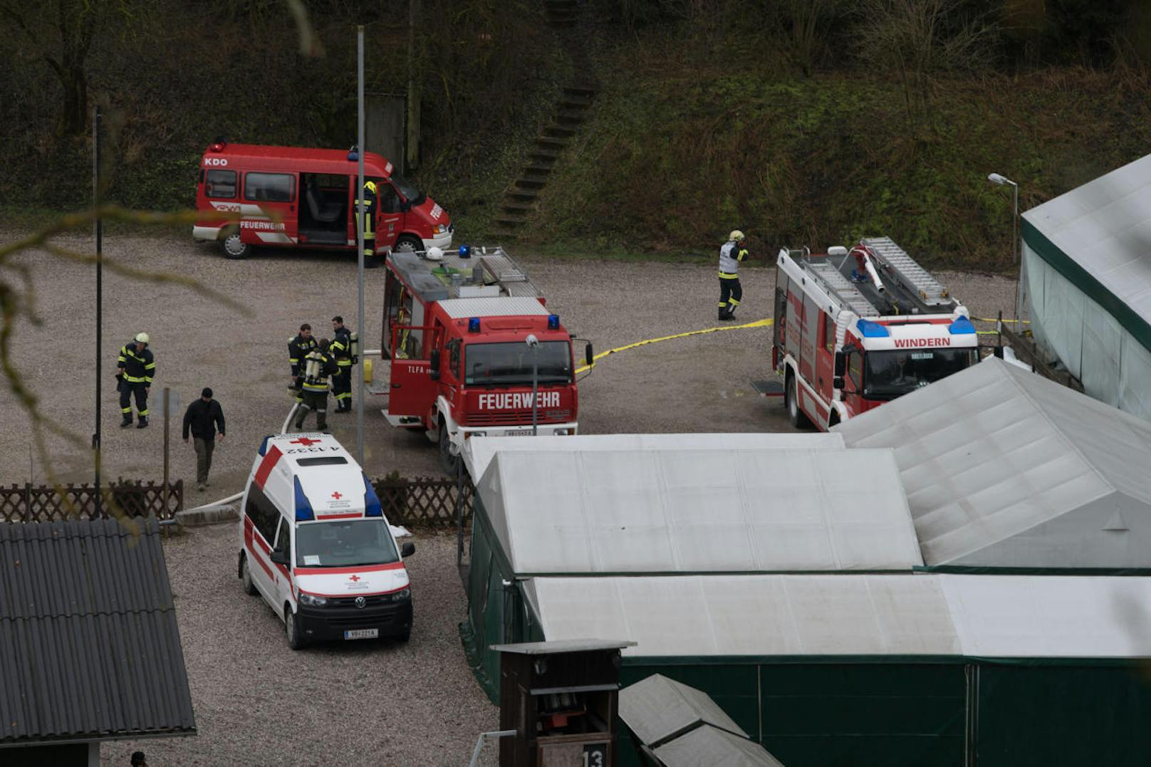 Auf dem Schießplatz Salzkammergut-Viecht kam es zu einer Explosion im Munitionslager. Zwei Schwerverletzte.