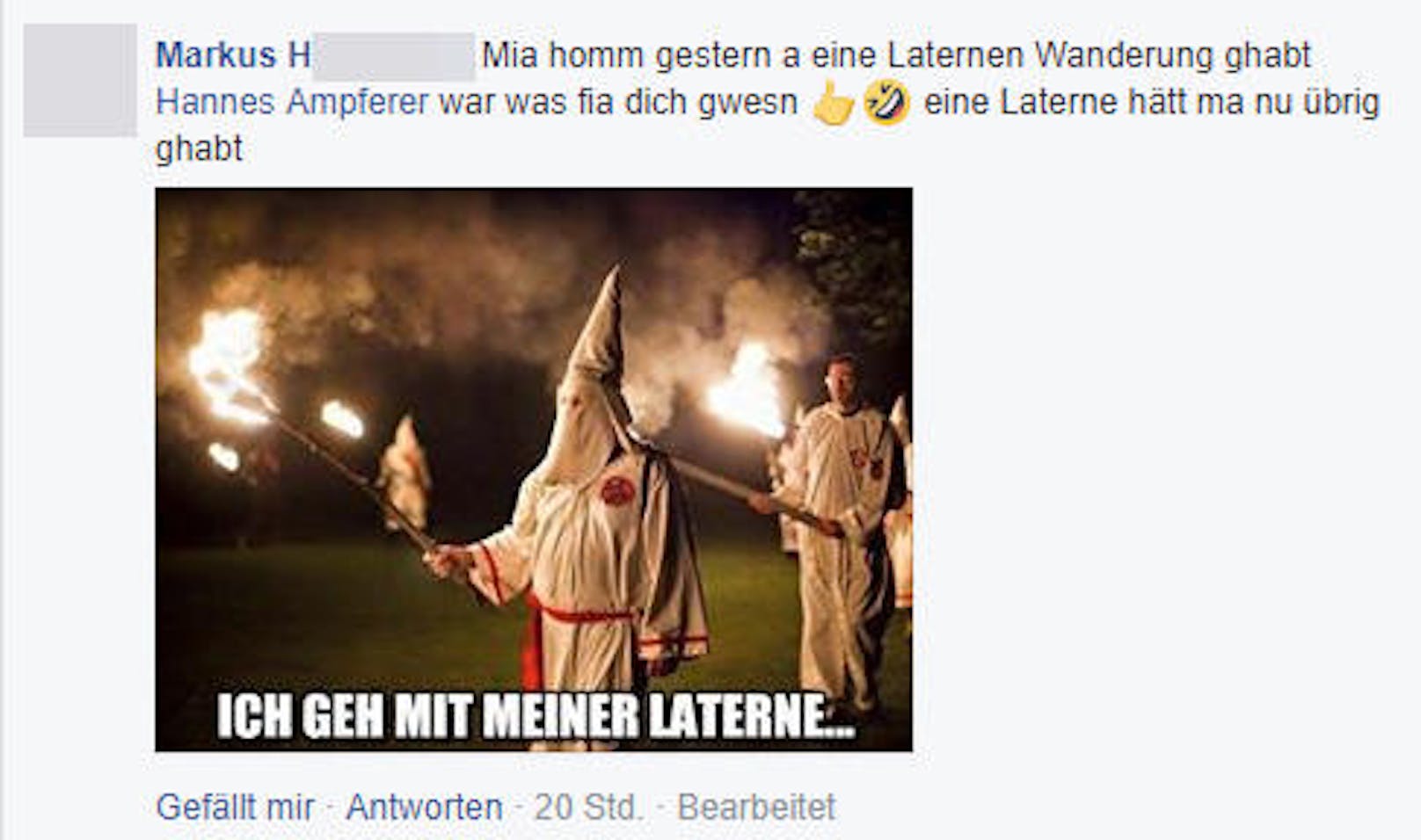 Das "Worst of" der Hass-Kommentare zum FPÖ-Posting.