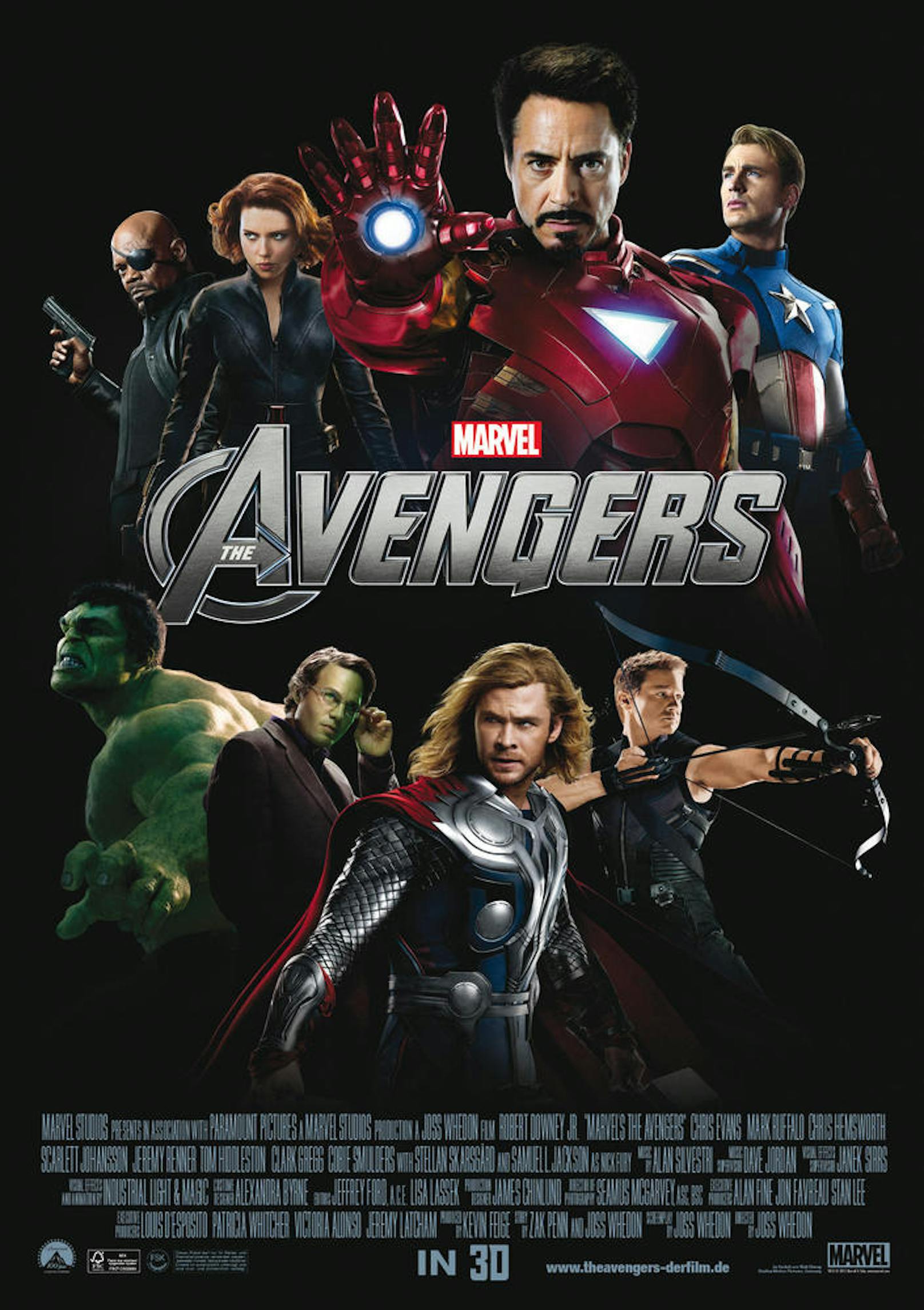 Filmplakat zum ersten "Avengers"-Film