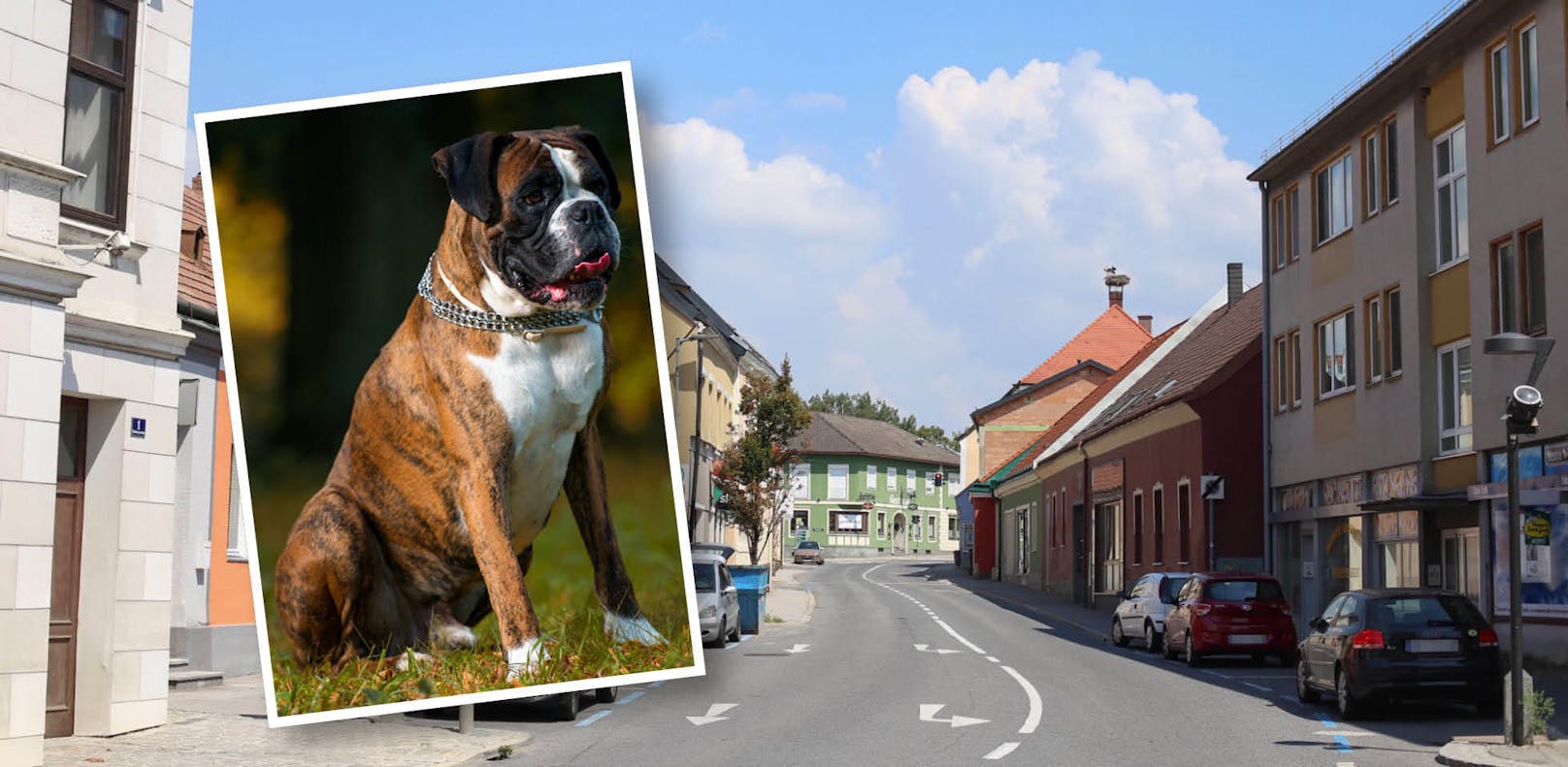 Hundebiss in der Hainburger Straße in Fischamend - der Hund ist nur ein Symbolfoto!