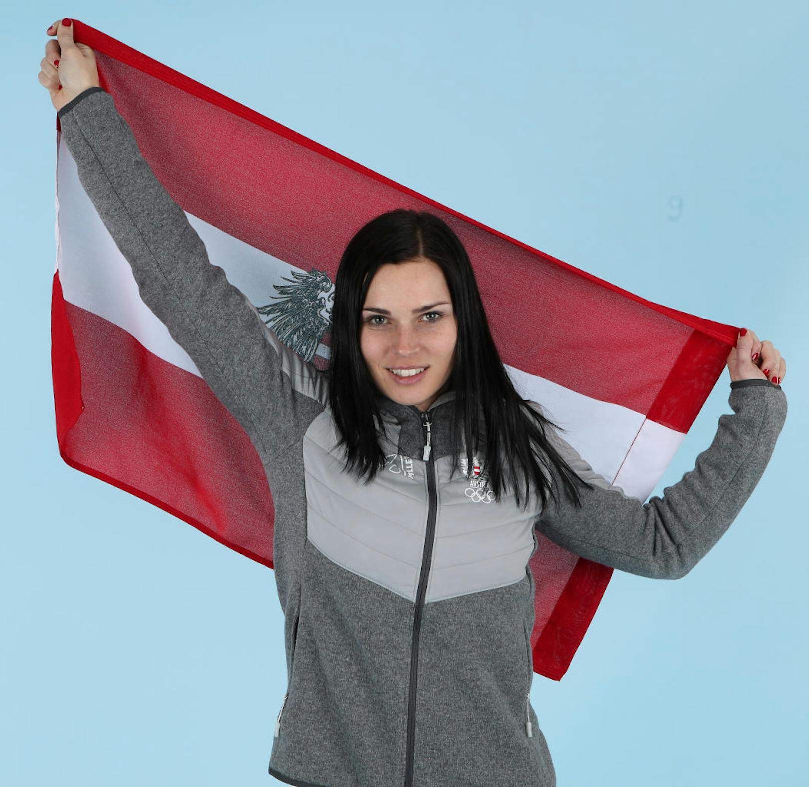 Ski-Star Anna Veith holte in Sotschi Gold im Super-G. Entsprechend locker kann sie in Südkorea an den Start gehen.