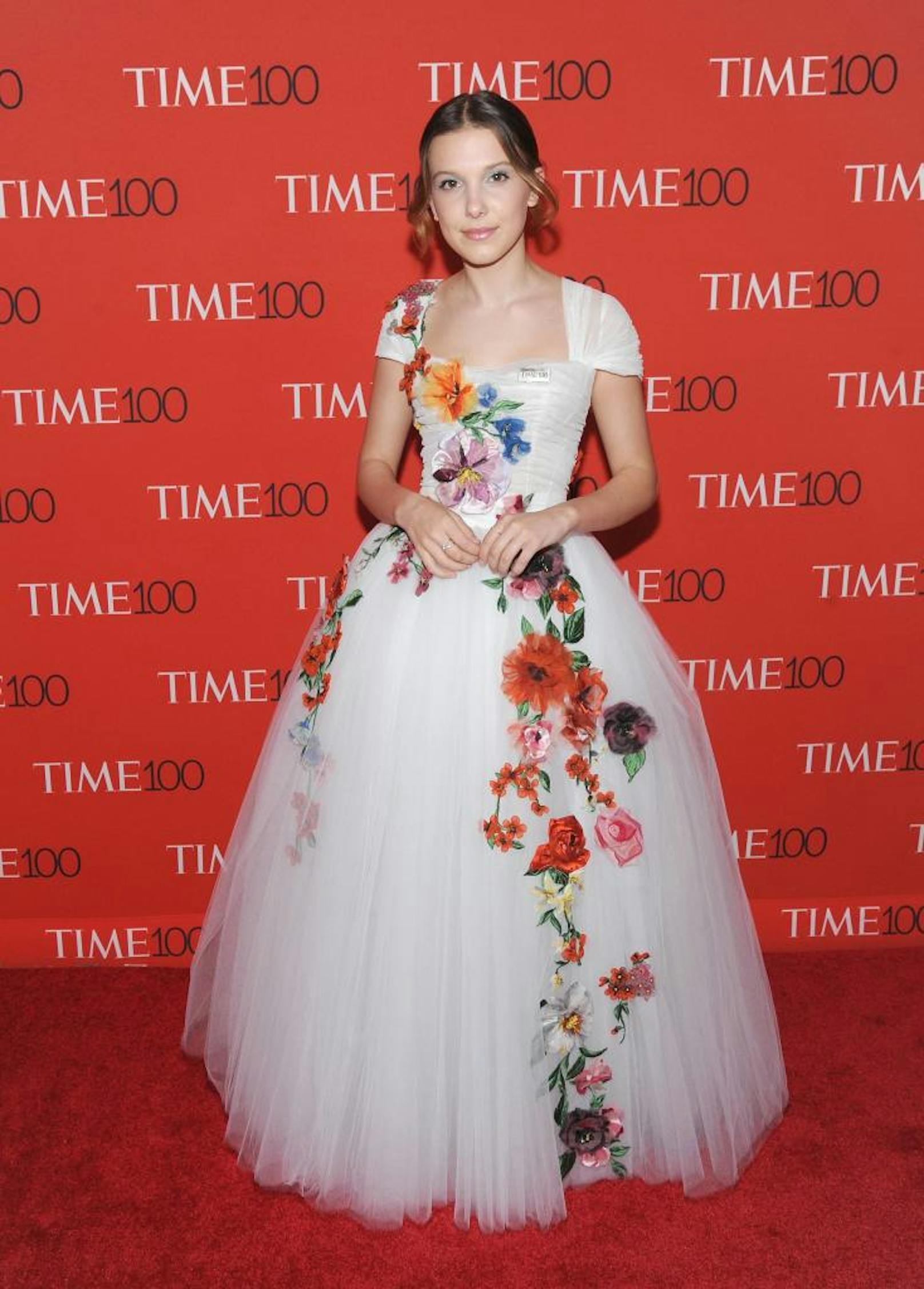 25.04.2018: Millie Bobby Brown glänzte bei der "Time 100 Gala" in New York in einem bezaubernden Frühlingskleid.